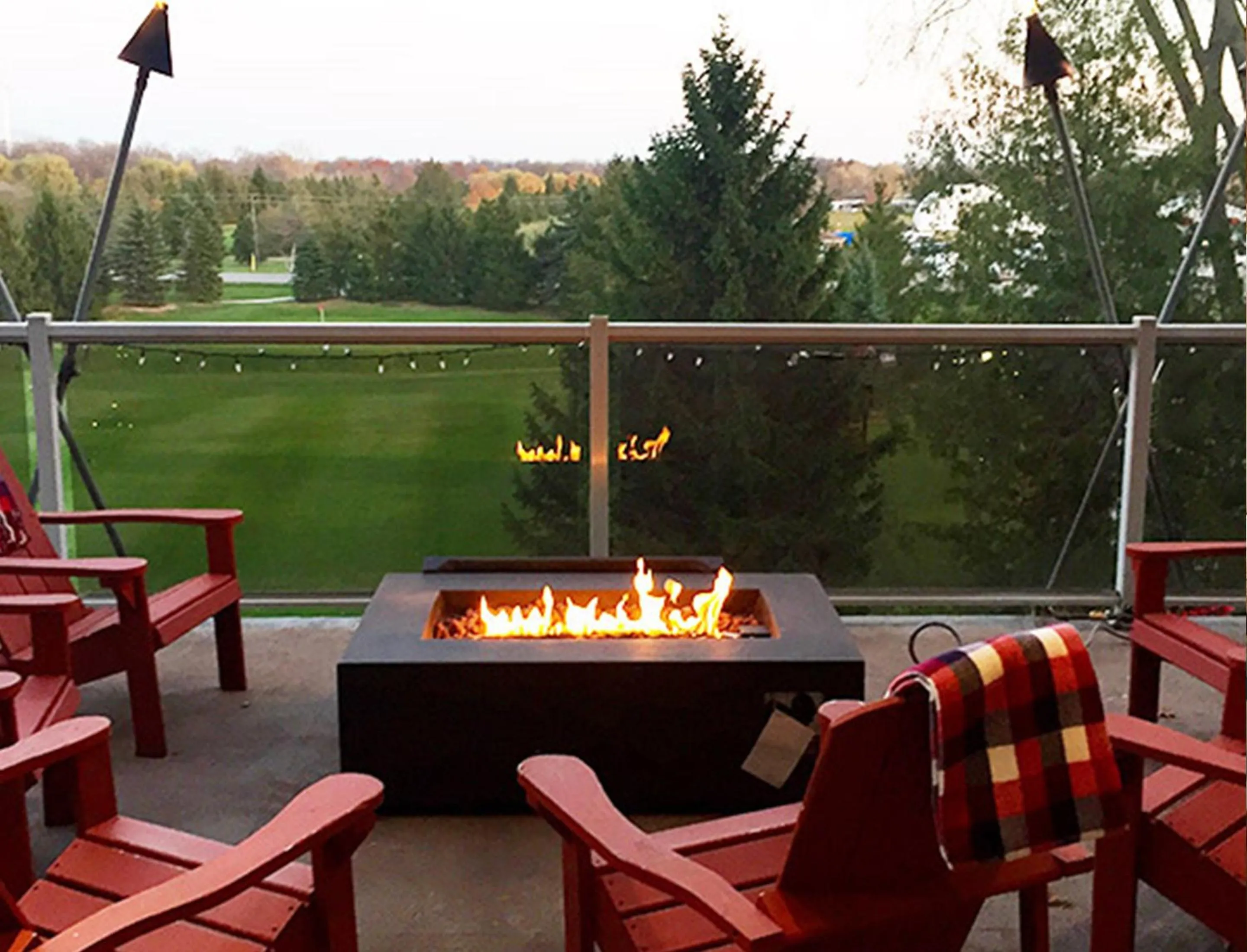 Patio in Oakwood Resort