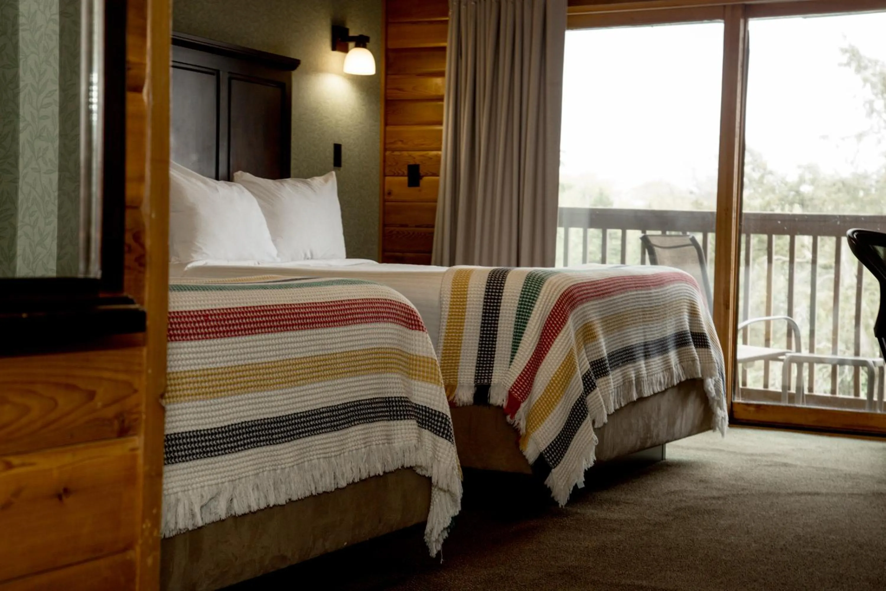 Bed in Oakwood Resort