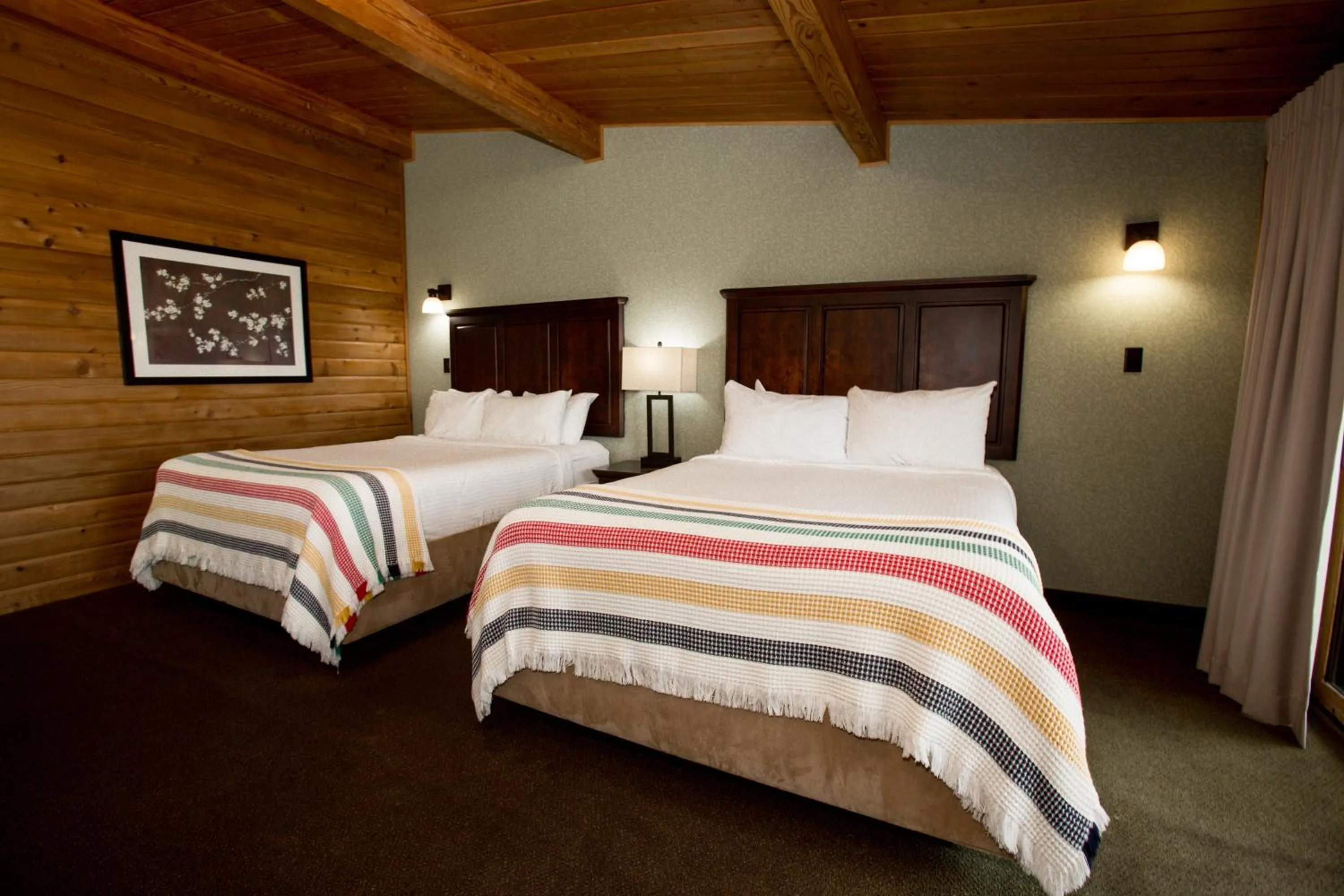 Bed in Oakwood Resort