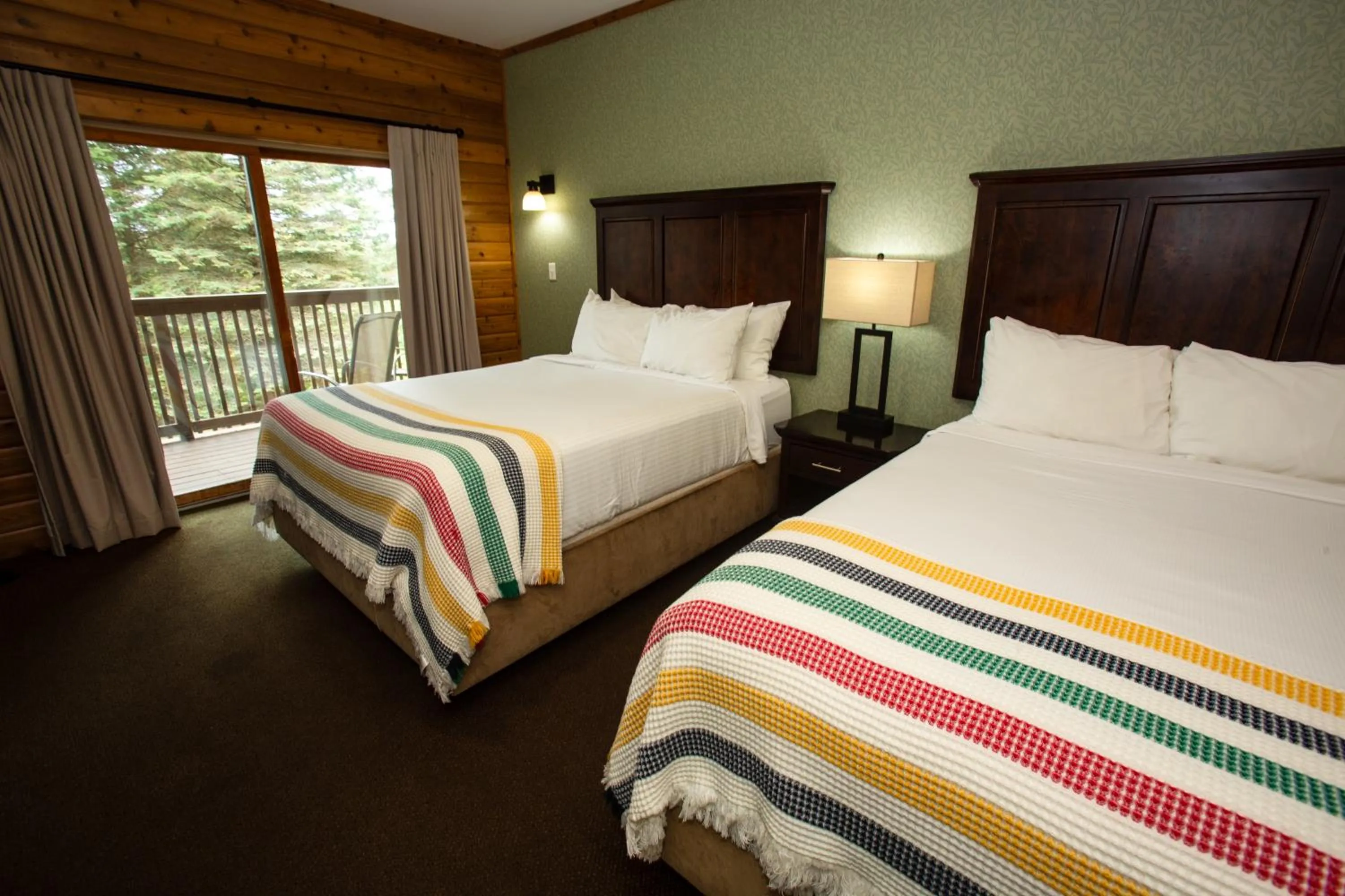 Bed in Oakwood Resort