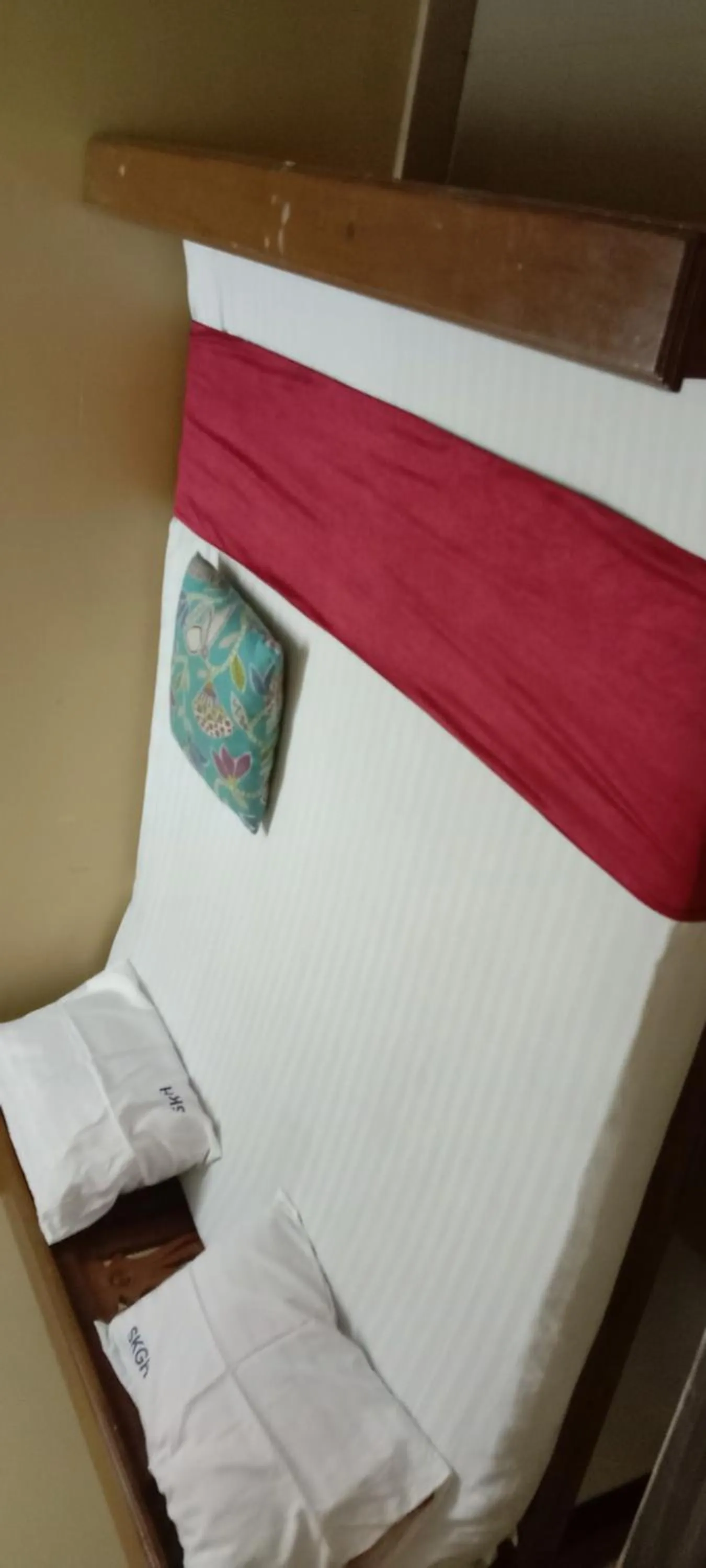 Bed in Sri Krishna Guest House