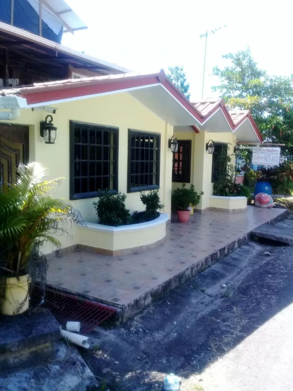 Facade/entrance in Hostal Bocas Tropical Paradise