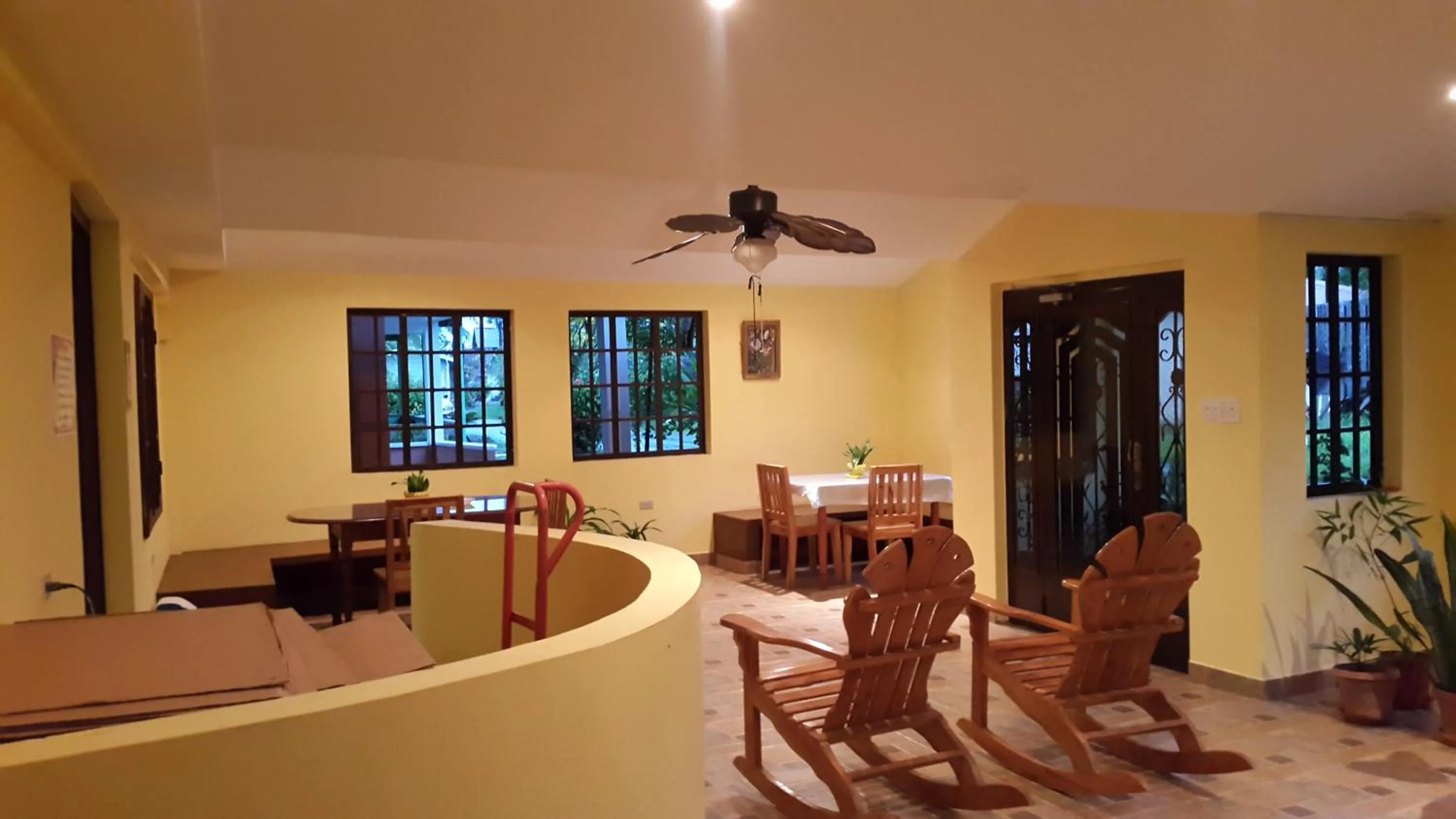 Lobby or reception in Hostal Bocas Tropical Paradise
