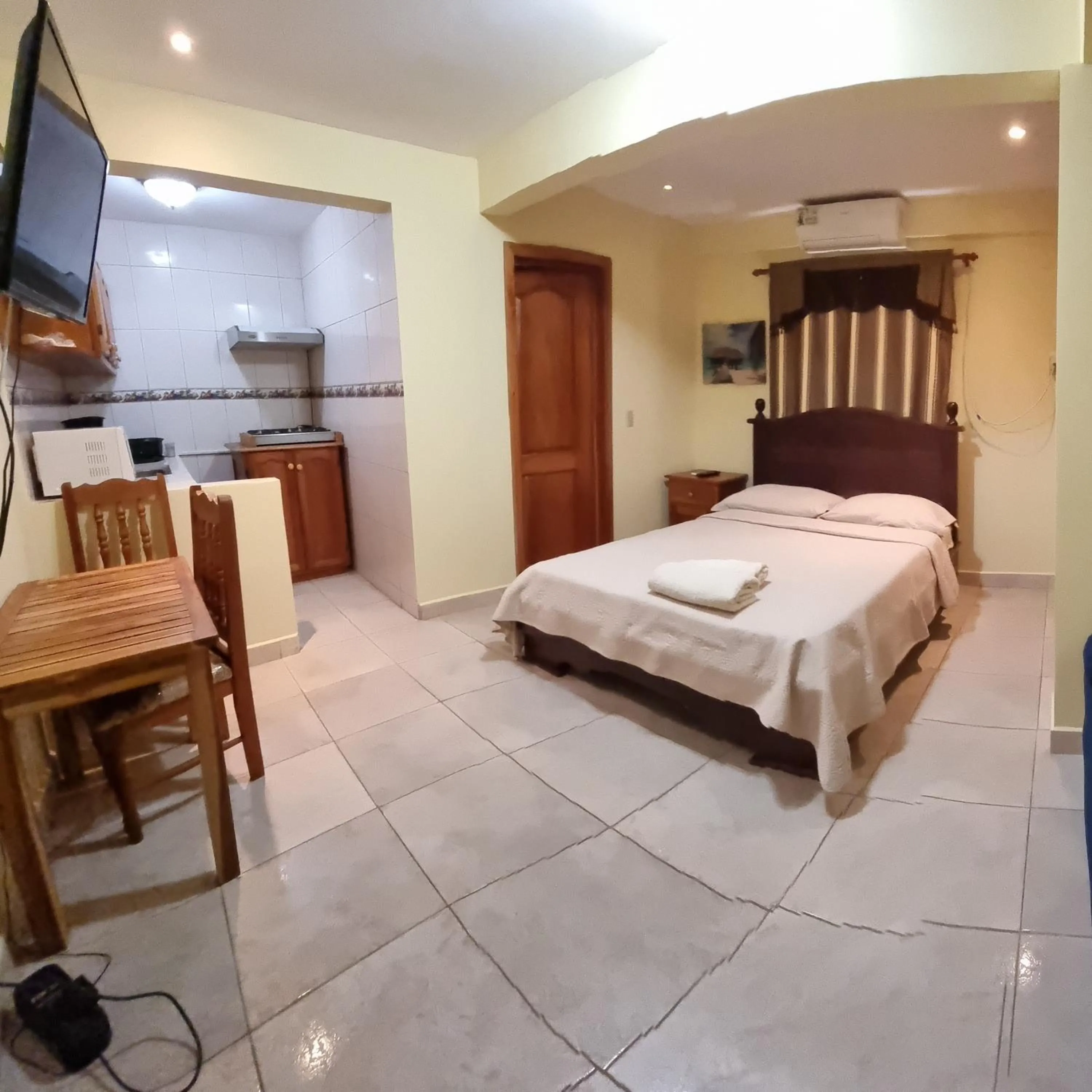Bed in Hostal Bocas Tropical Paradise