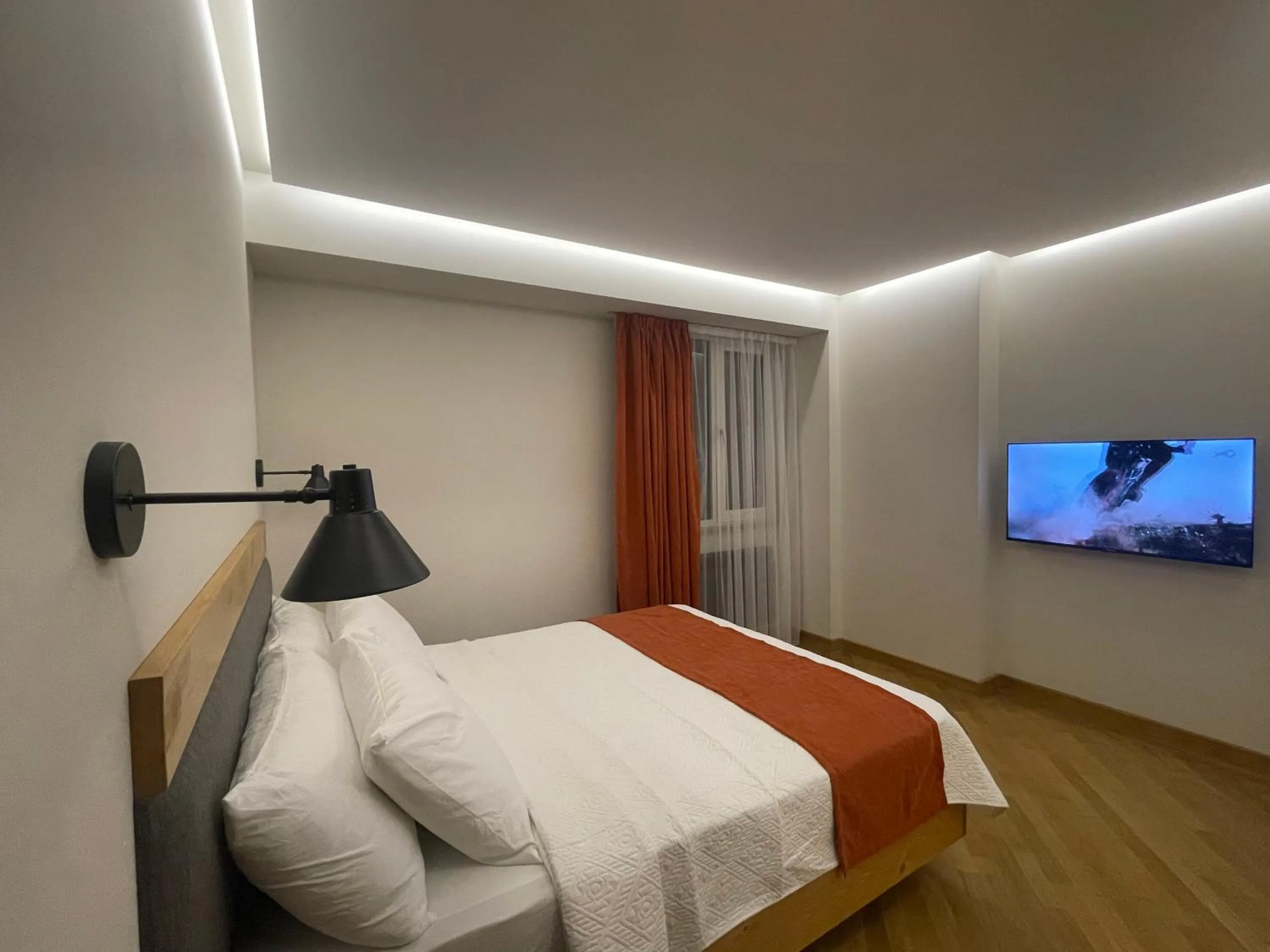 Bed in MIST Boutique Hotel