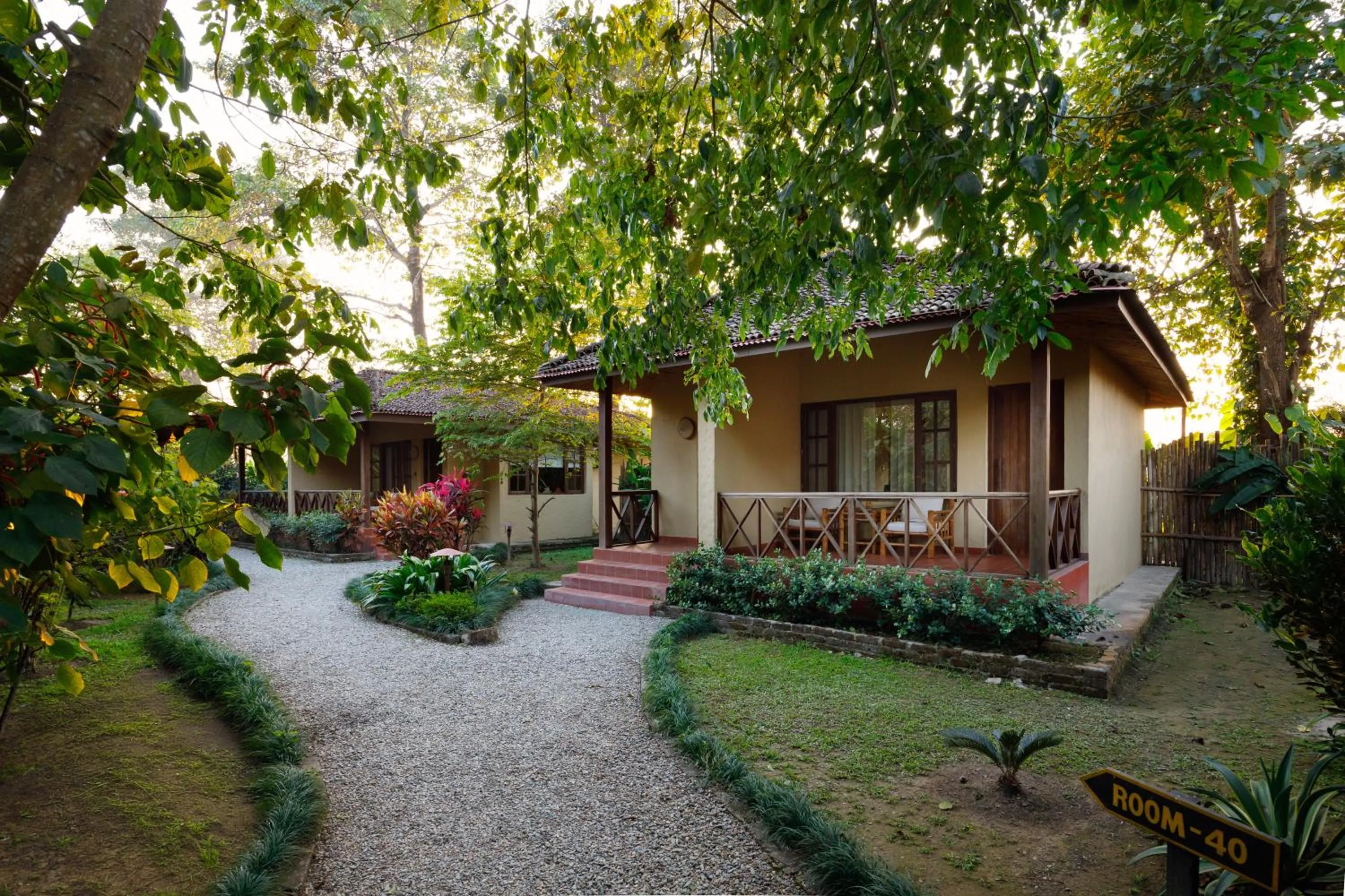 Property building in Green Mansions Jungle Resort