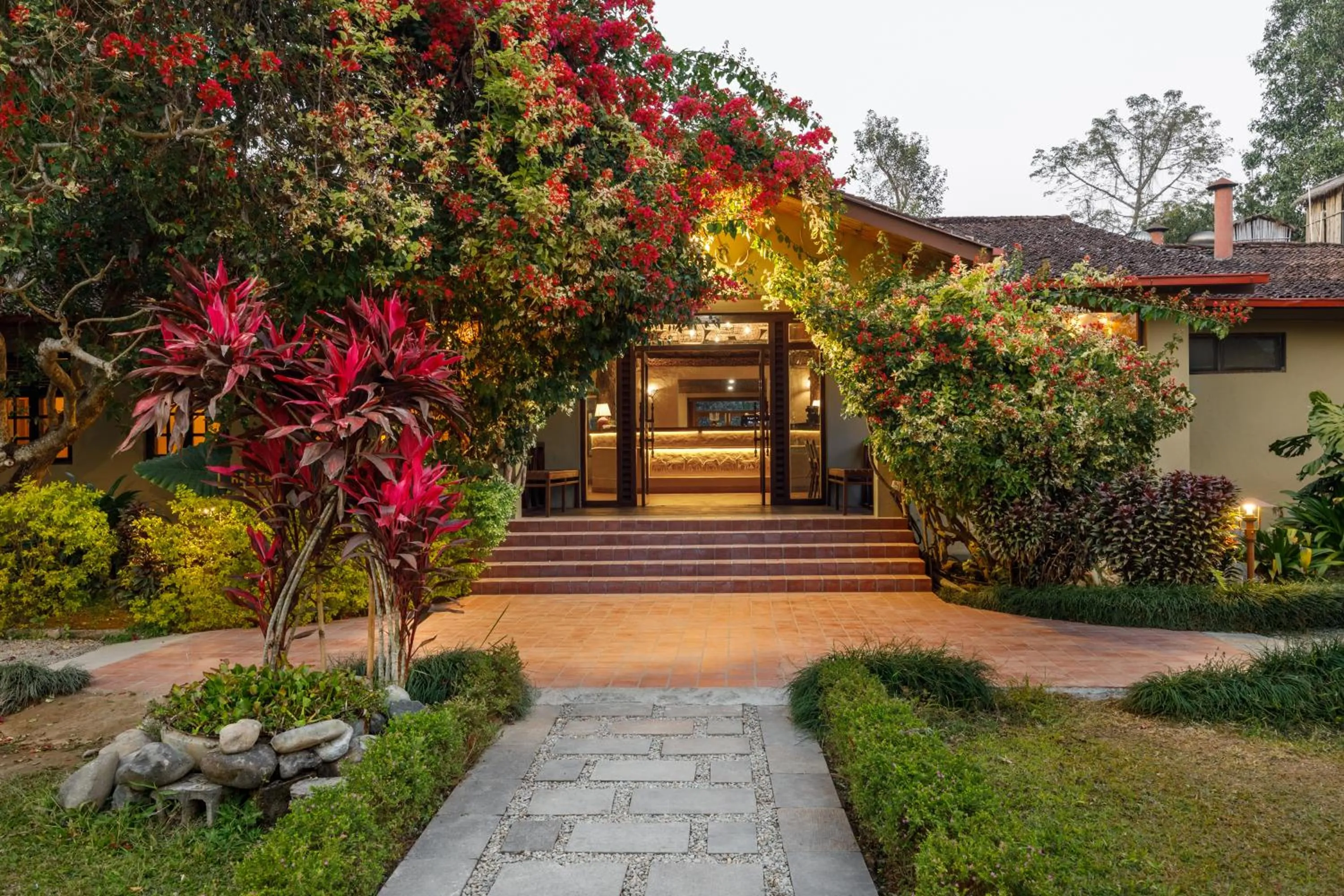 Property building in Green Mansions Jungle Resort