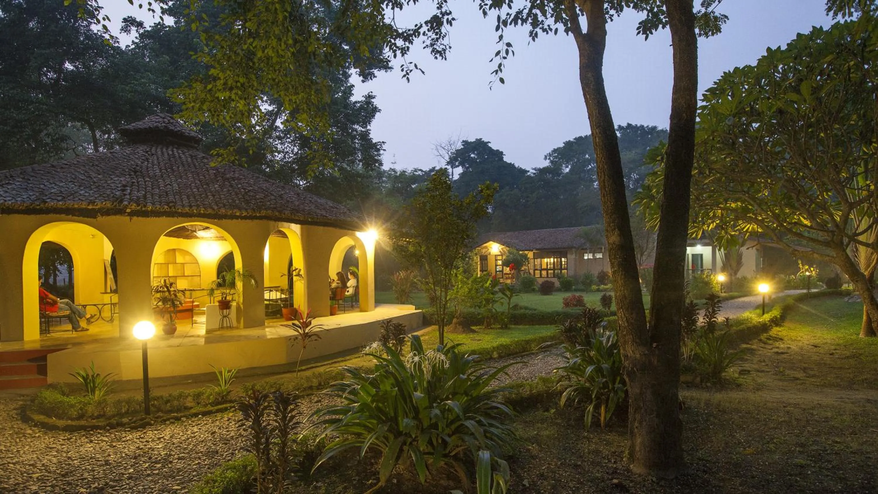 Garden in Green Mansions Jungle Resort