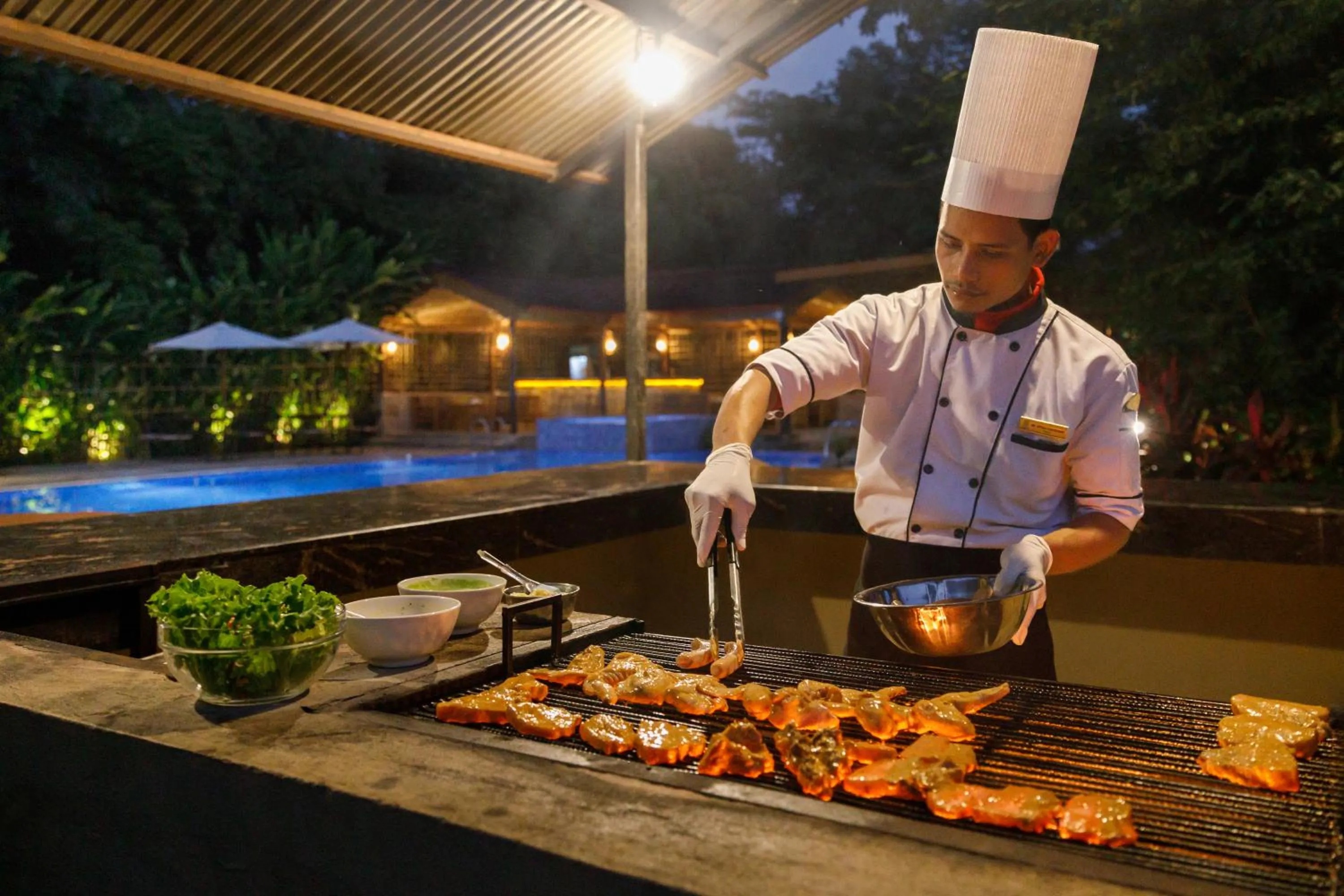 BBQ facilities in Green Mansions Jungle Resort