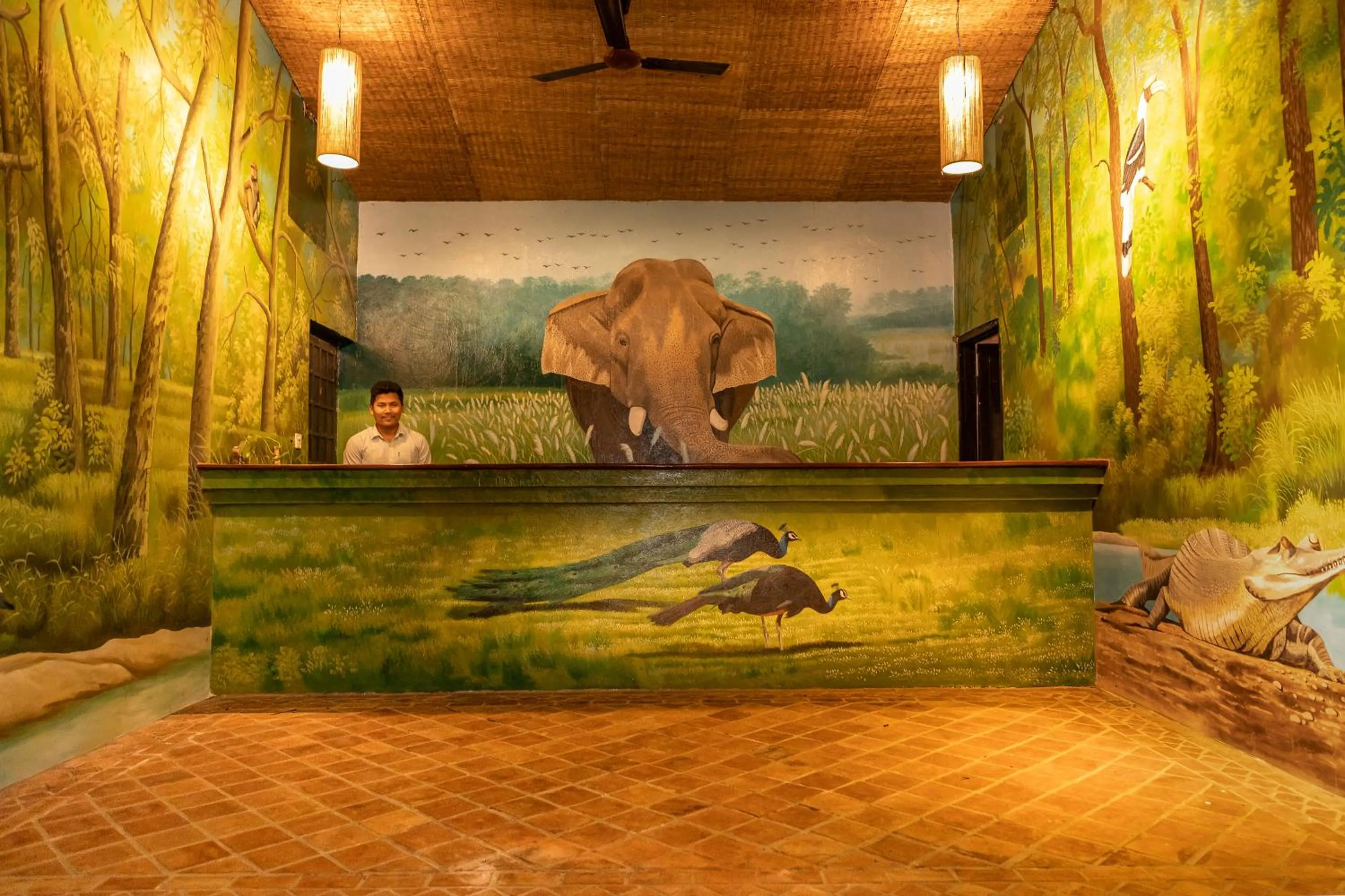 Decorative detail in Green Mansions Jungle Resort