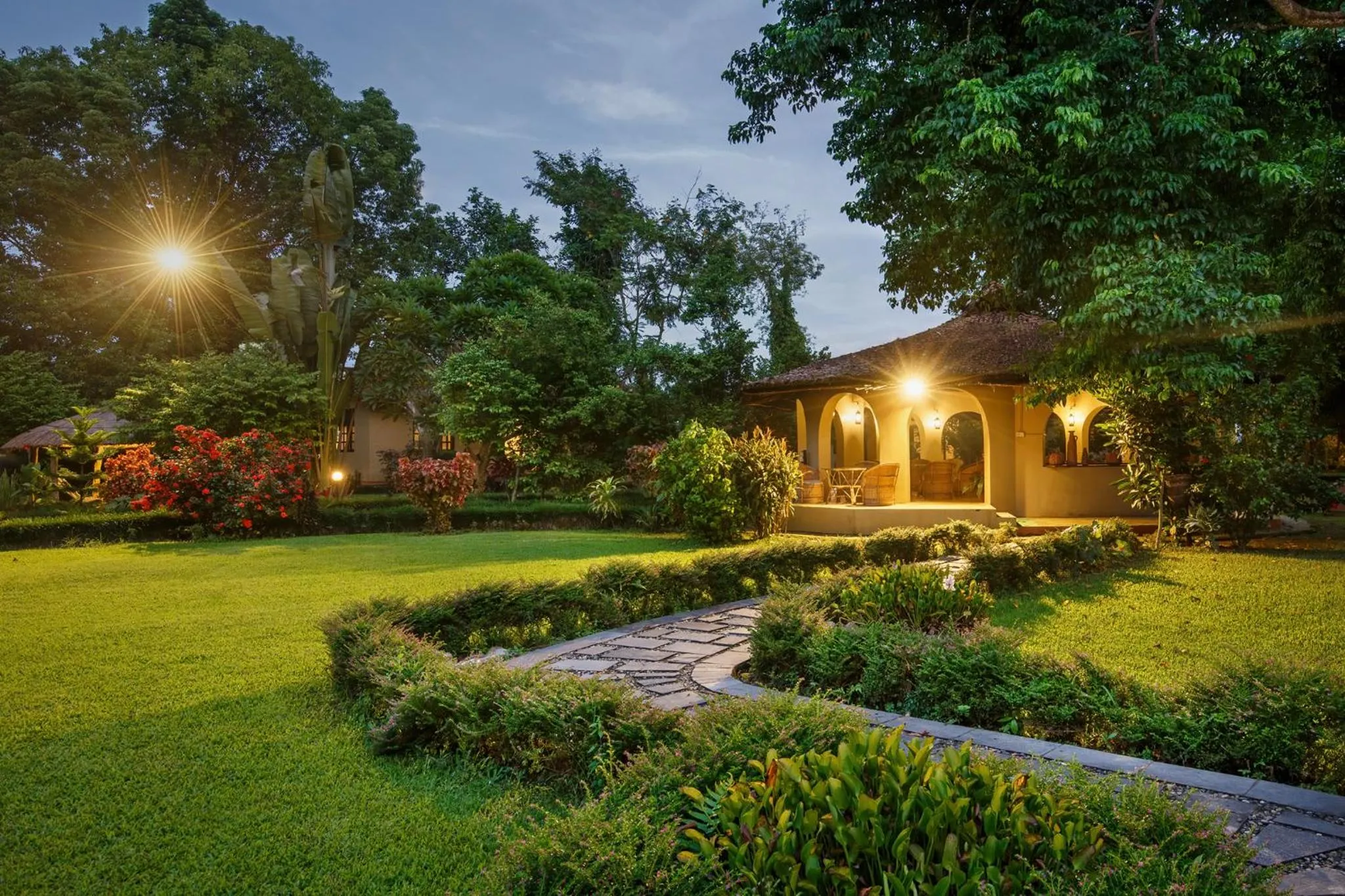 Property building in Green Mansions Jungle Resort