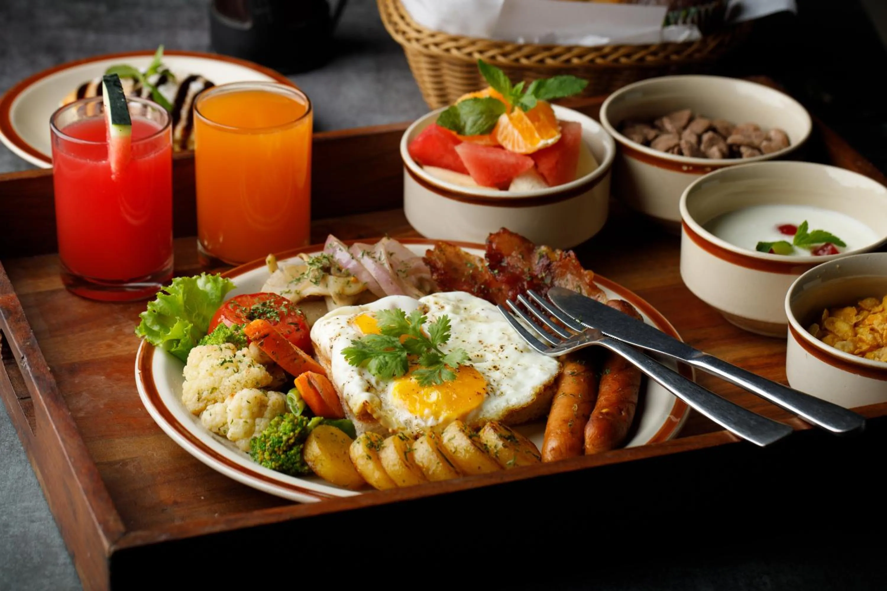 Breakfast in Green Mansions Jungle Resort