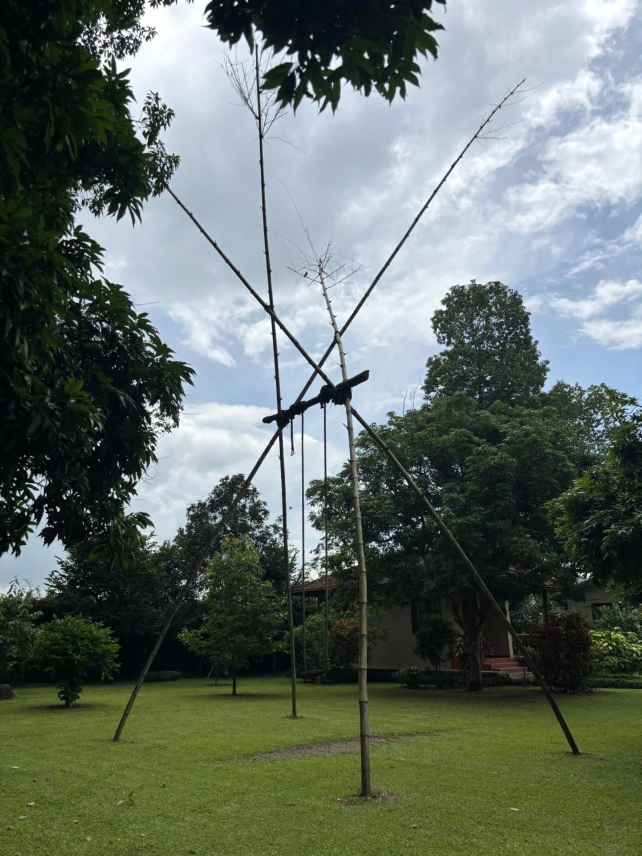 Children play ground in Green Mansions Jungle Resort