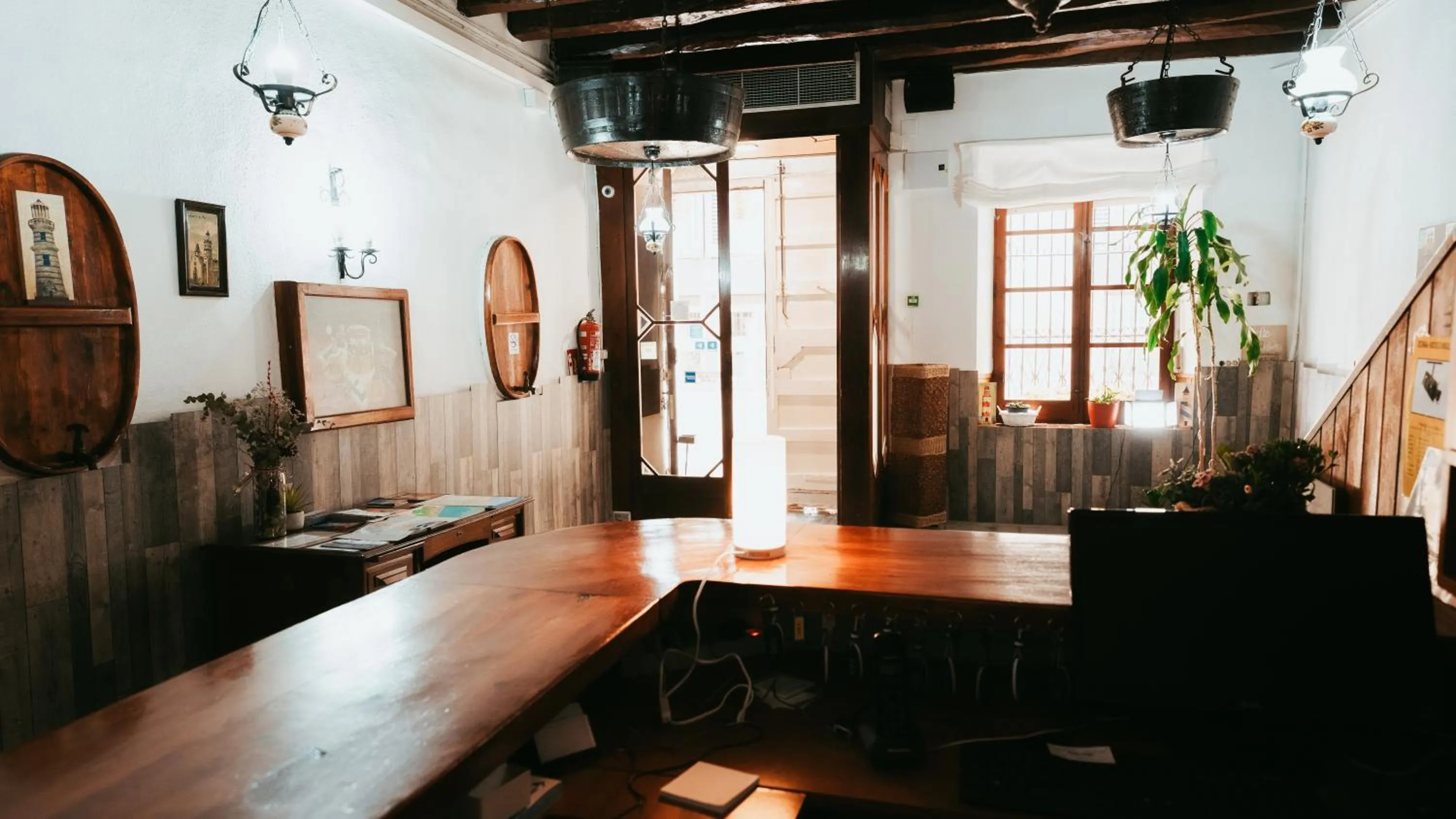 Lobby or reception in Hostal La Premsa