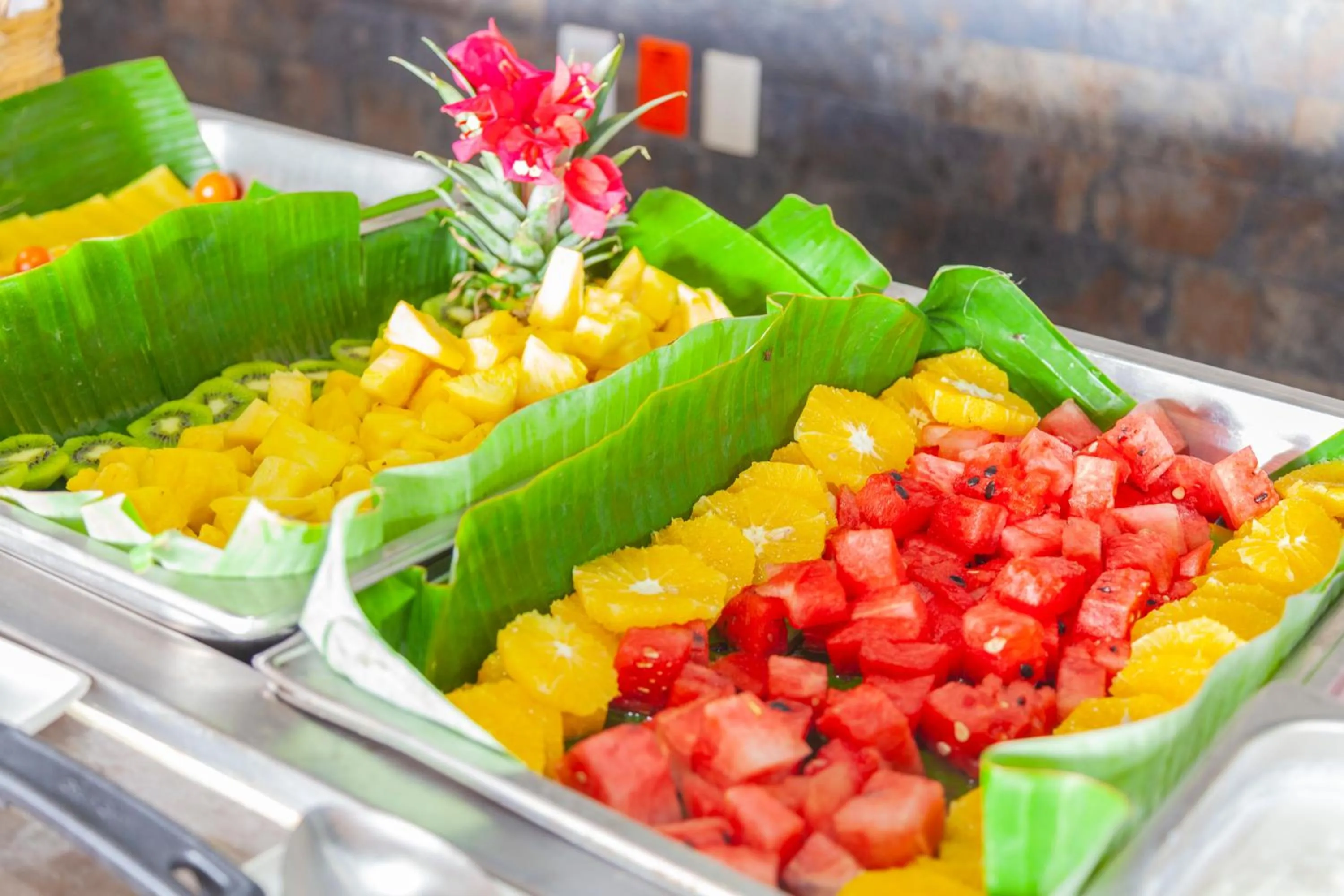 Buffet breakfast in Coral Blue Huatulco All Inclusive