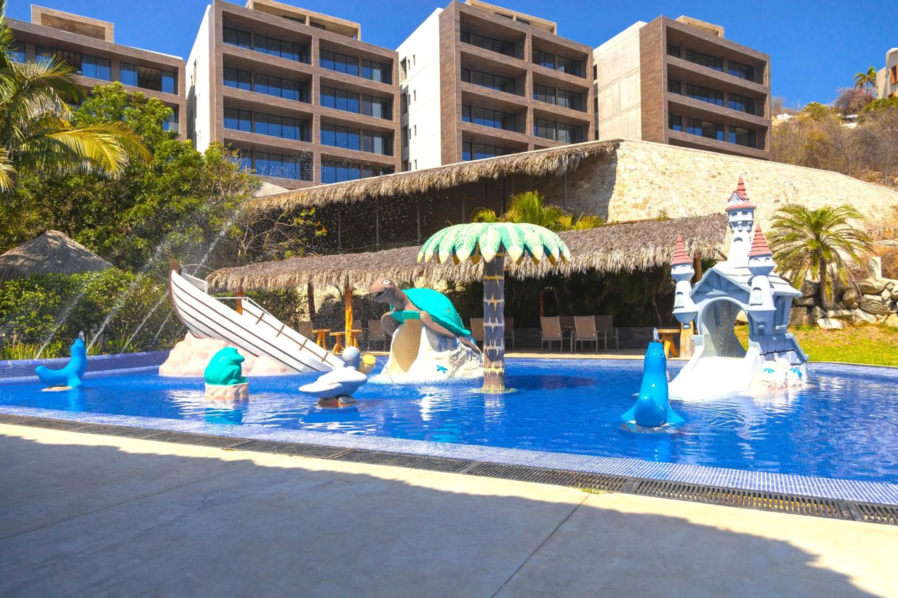 Children play ground in Coral Blue Huatulco All Inclusive