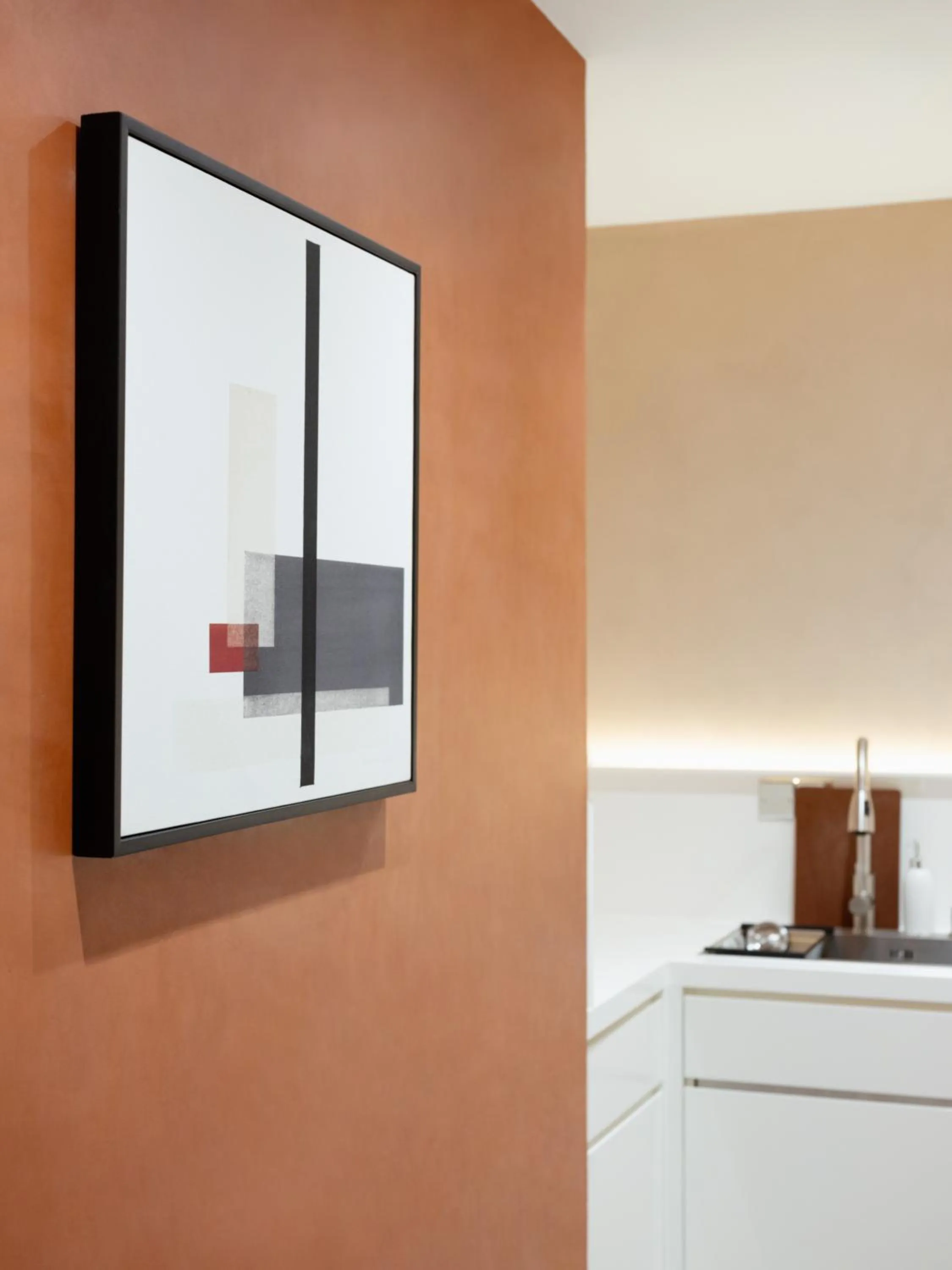 Kitchen or kitchenette in Trueman Court Luxury Serviced Apartments