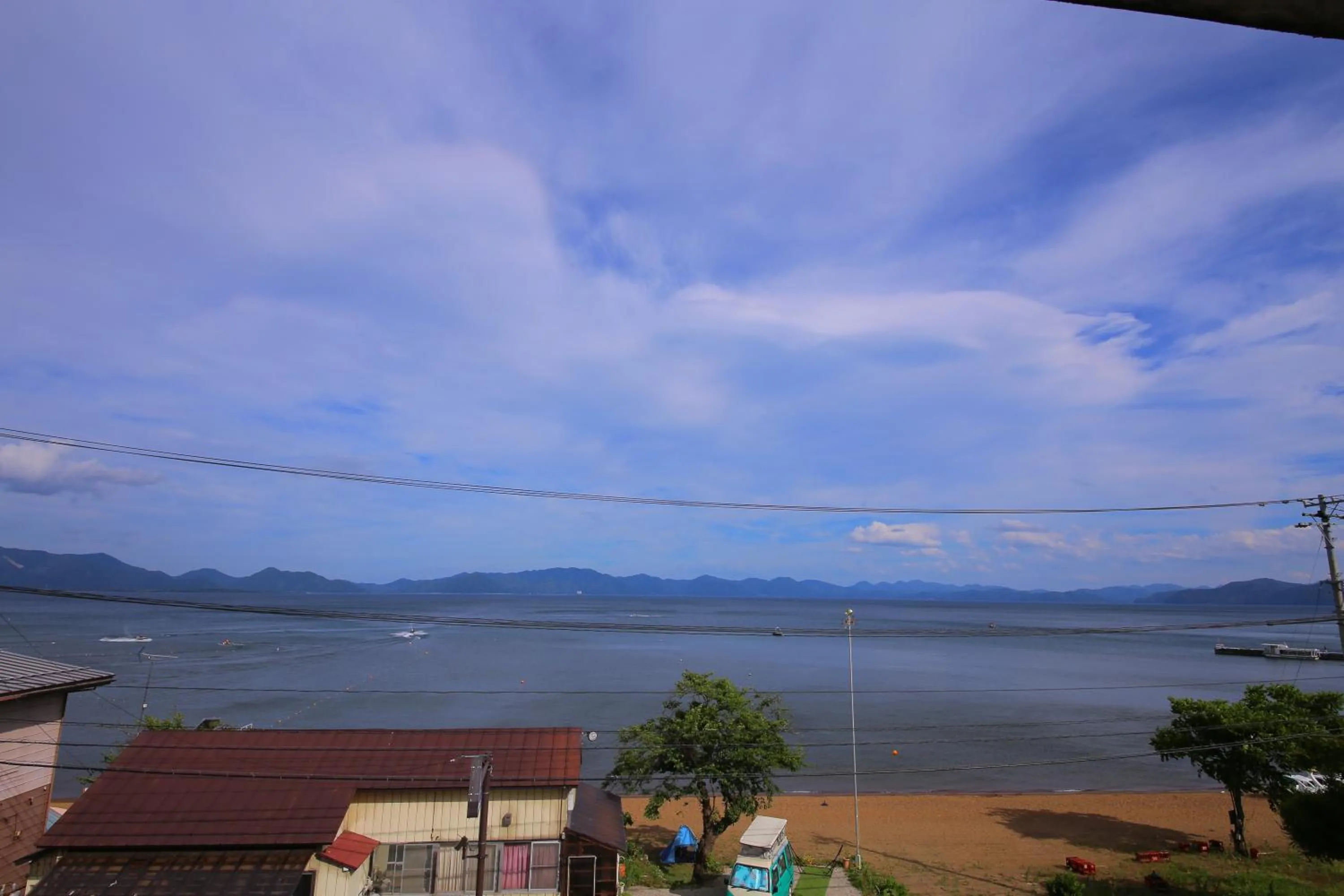 Lake view in Lake Side Hotel Minatoya