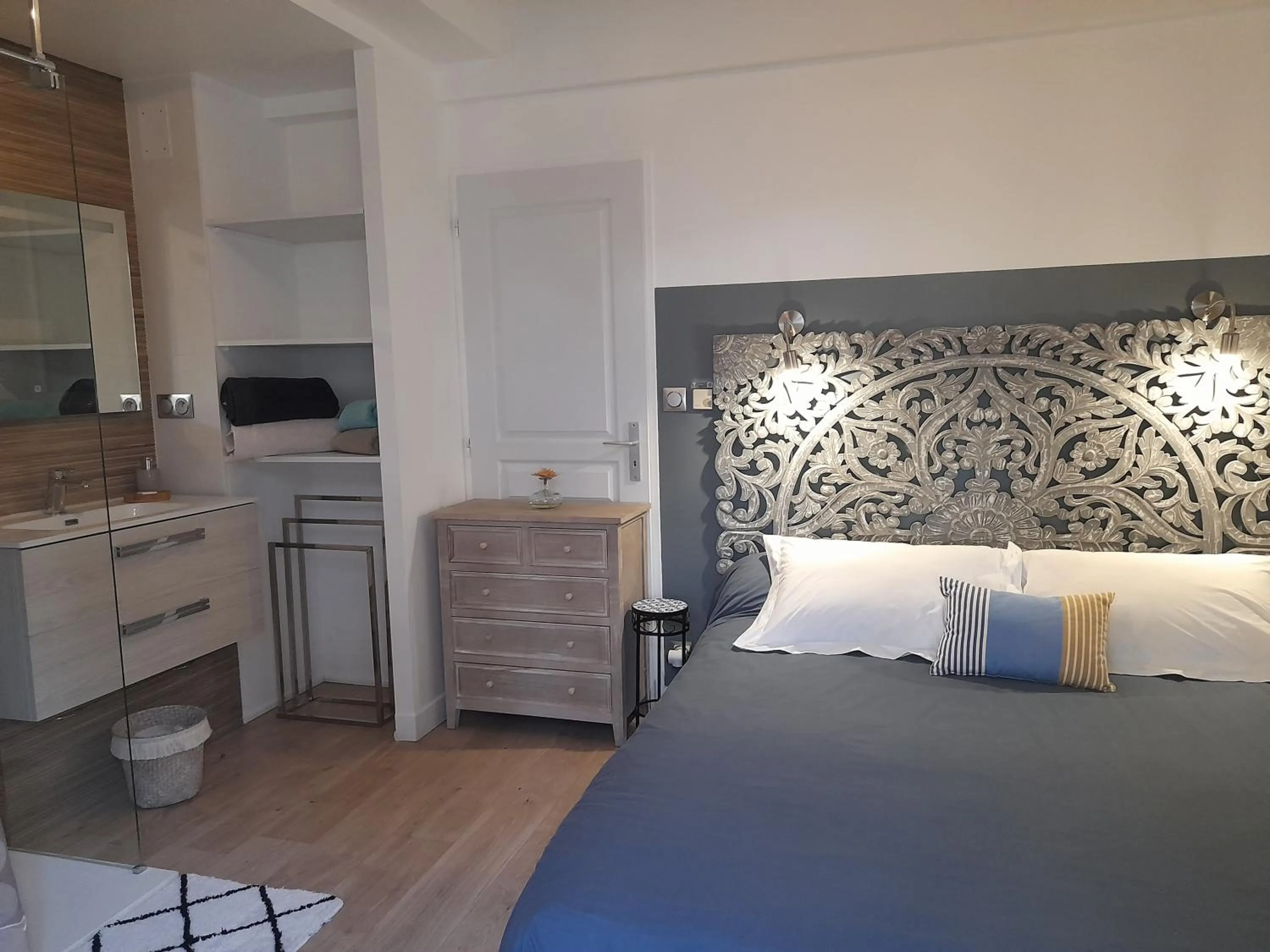 Bedroom, Bed in La Clairière du Seignanx