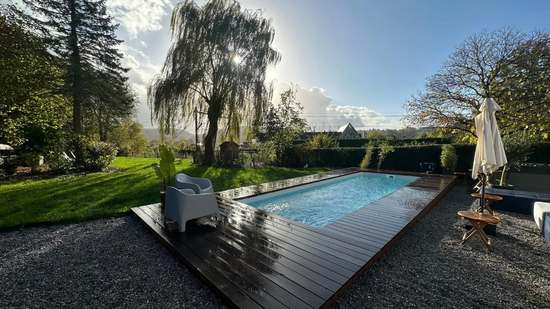 Garden in Boutique Hotel Le Faucon