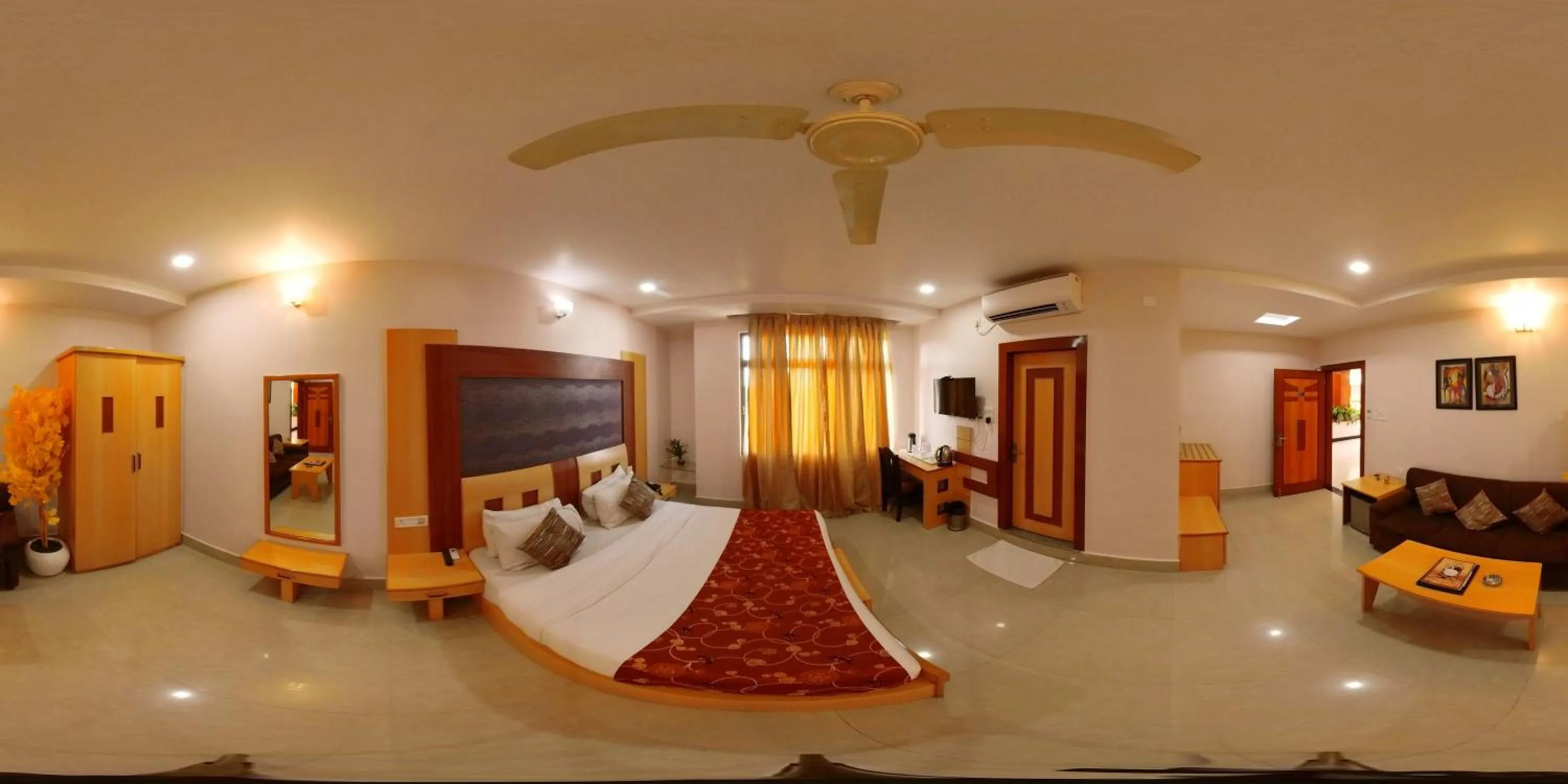 View (from property/room), Bed in Hotel Royal Highness