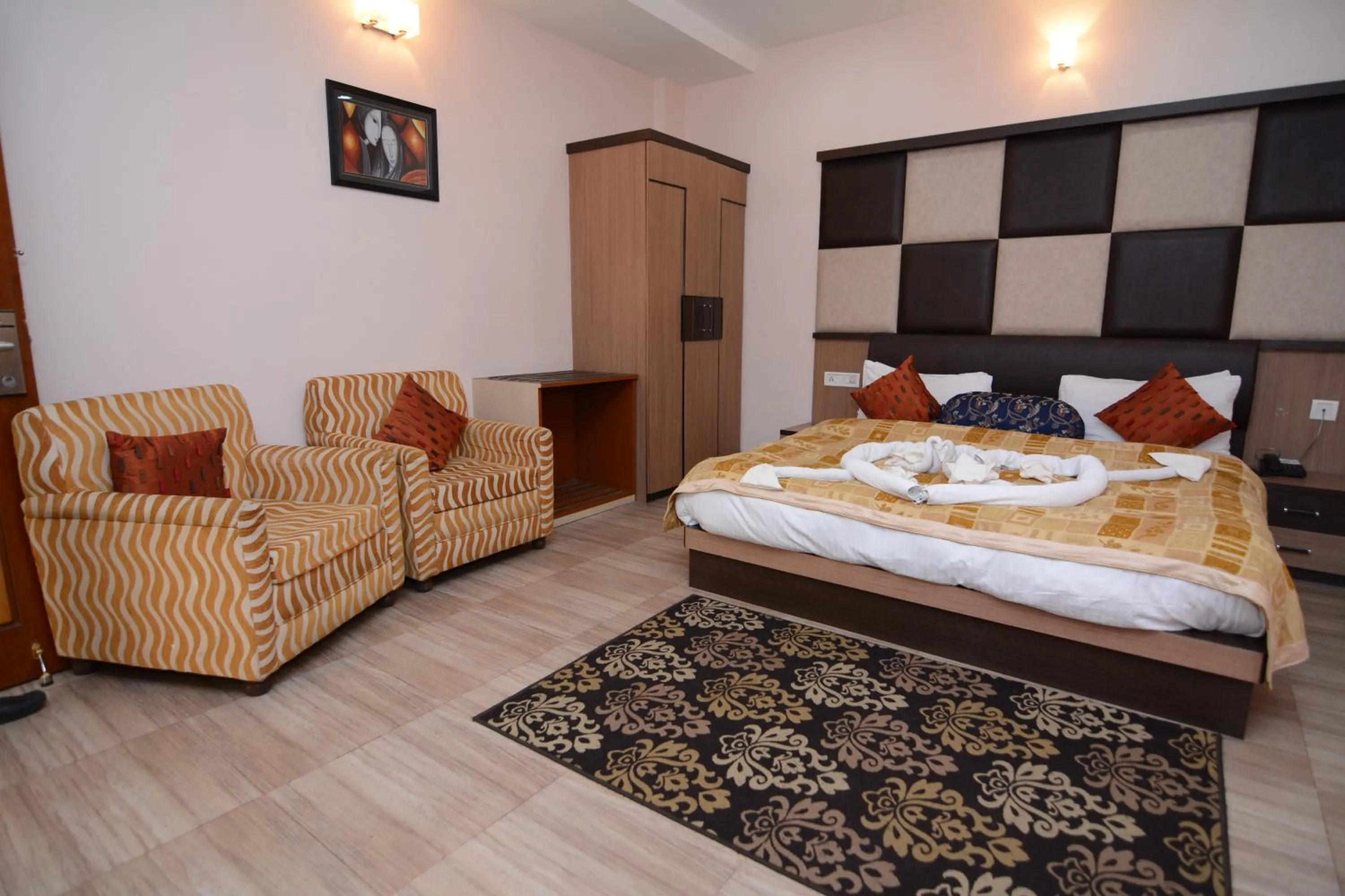 Bed in Hotel Royal Highness