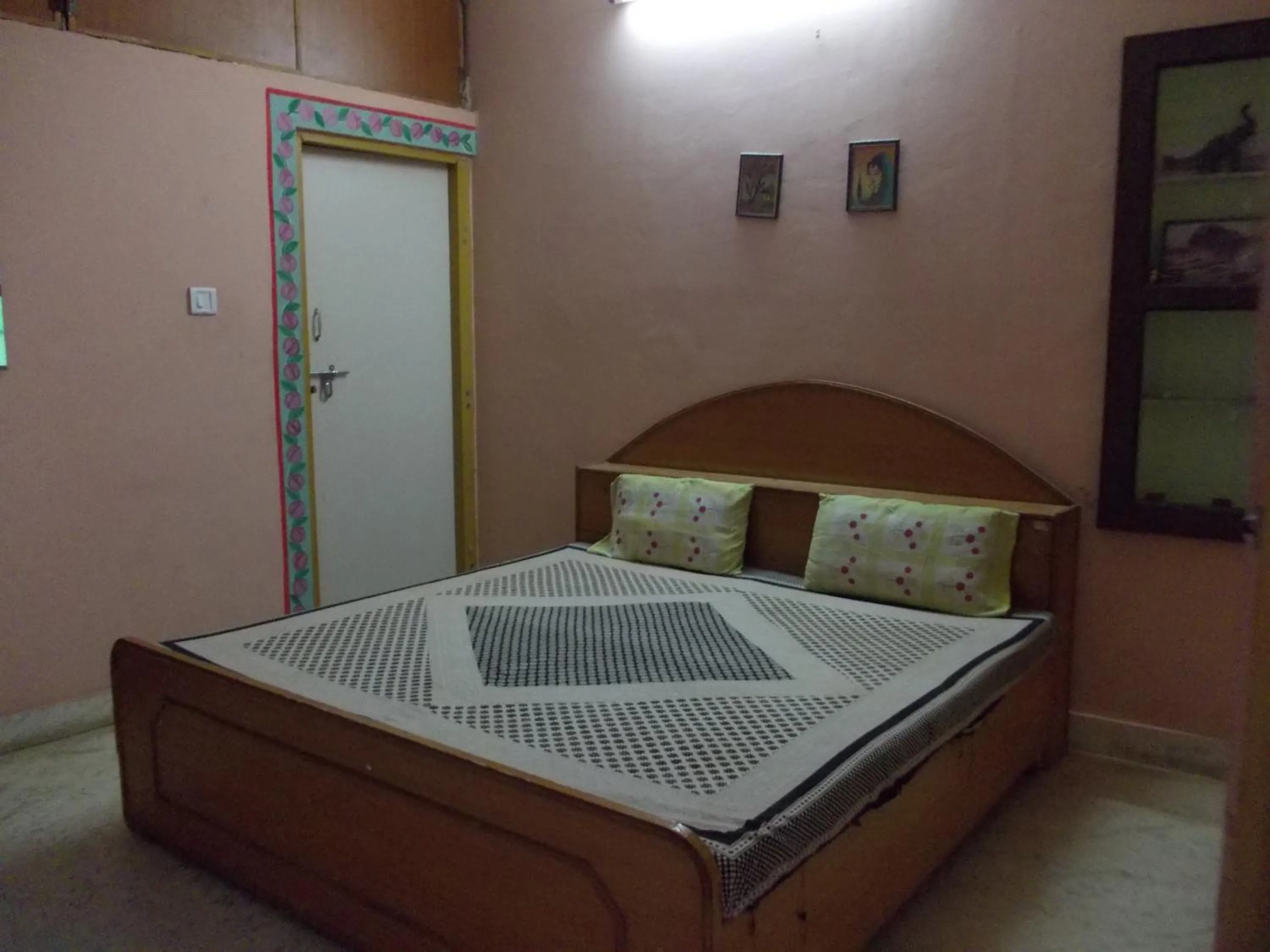 Photo of the whole room, Bed in Raj Mahal Guest House