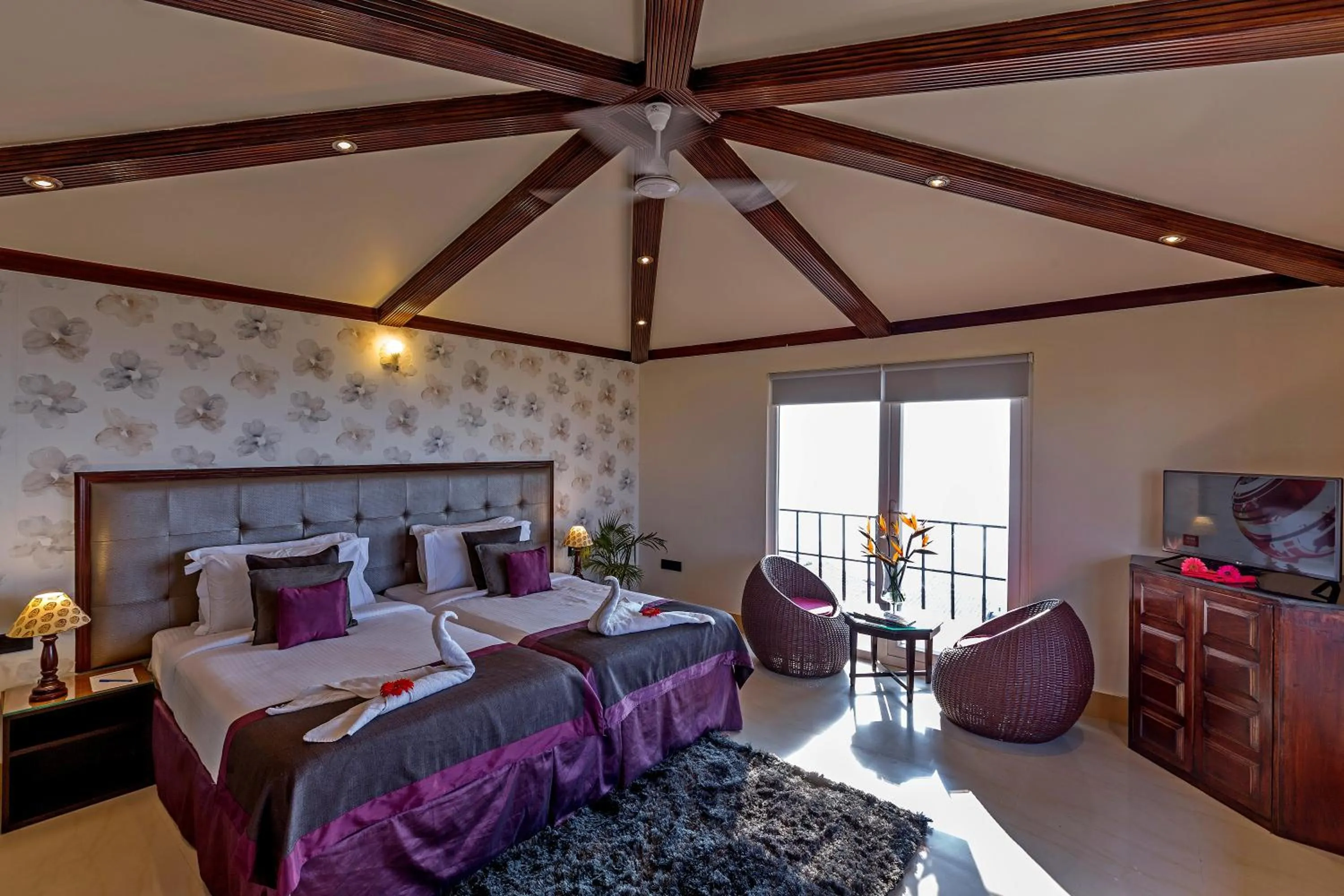 Bed in Polo Cherrapunjee Resort