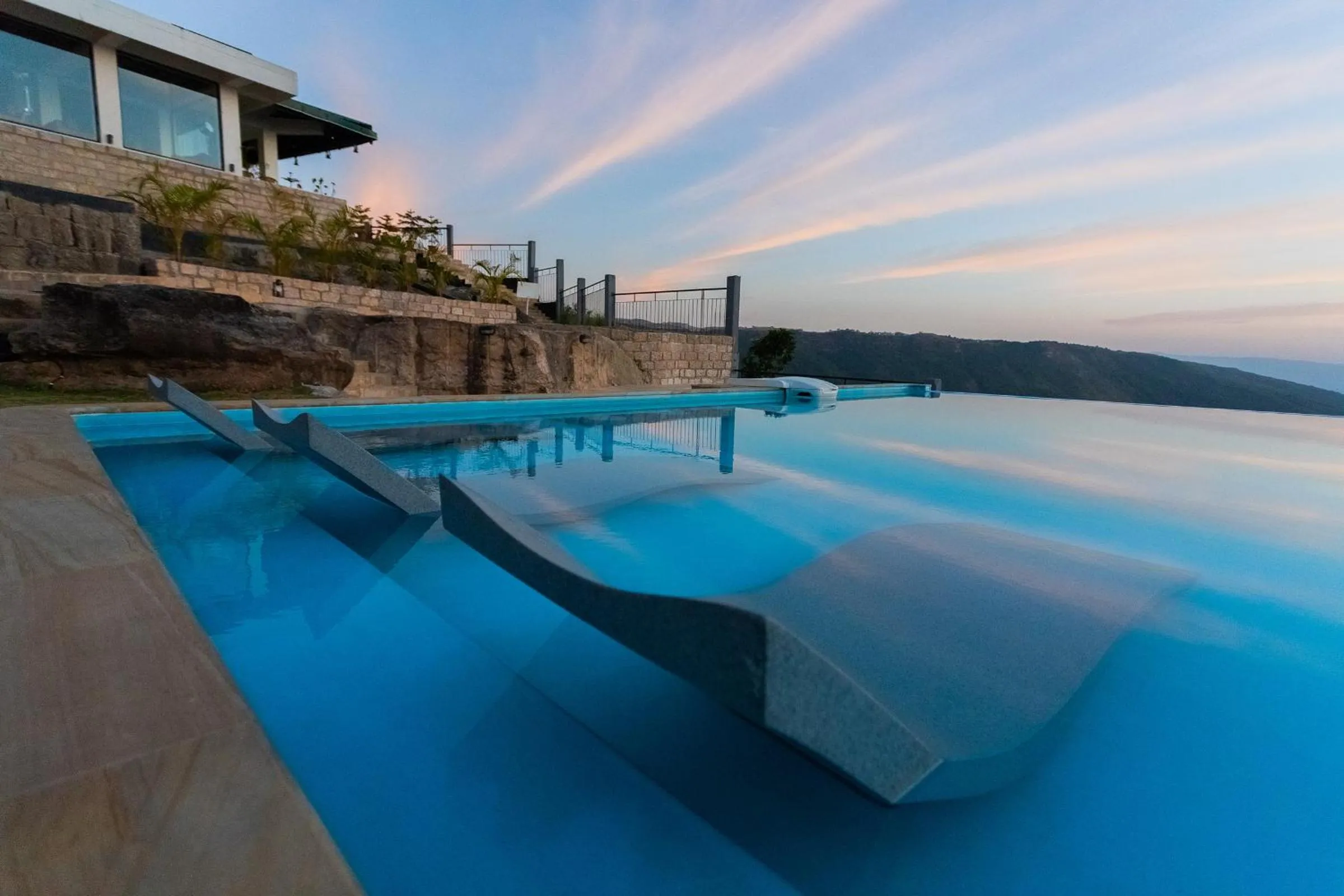 Pool view in Polo Cherrapunjee Resort