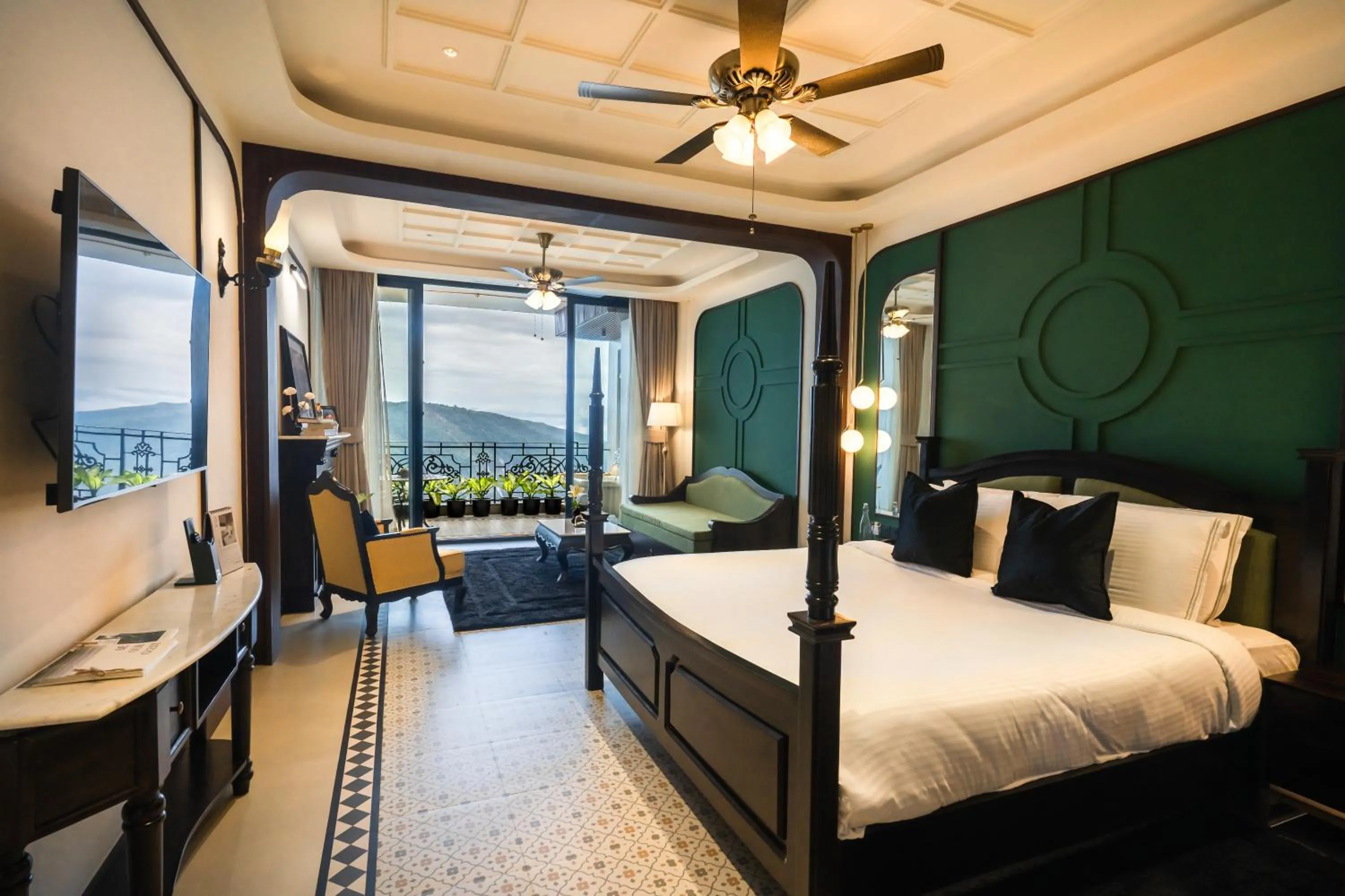 Bed in Polo Cherrapunjee Resort