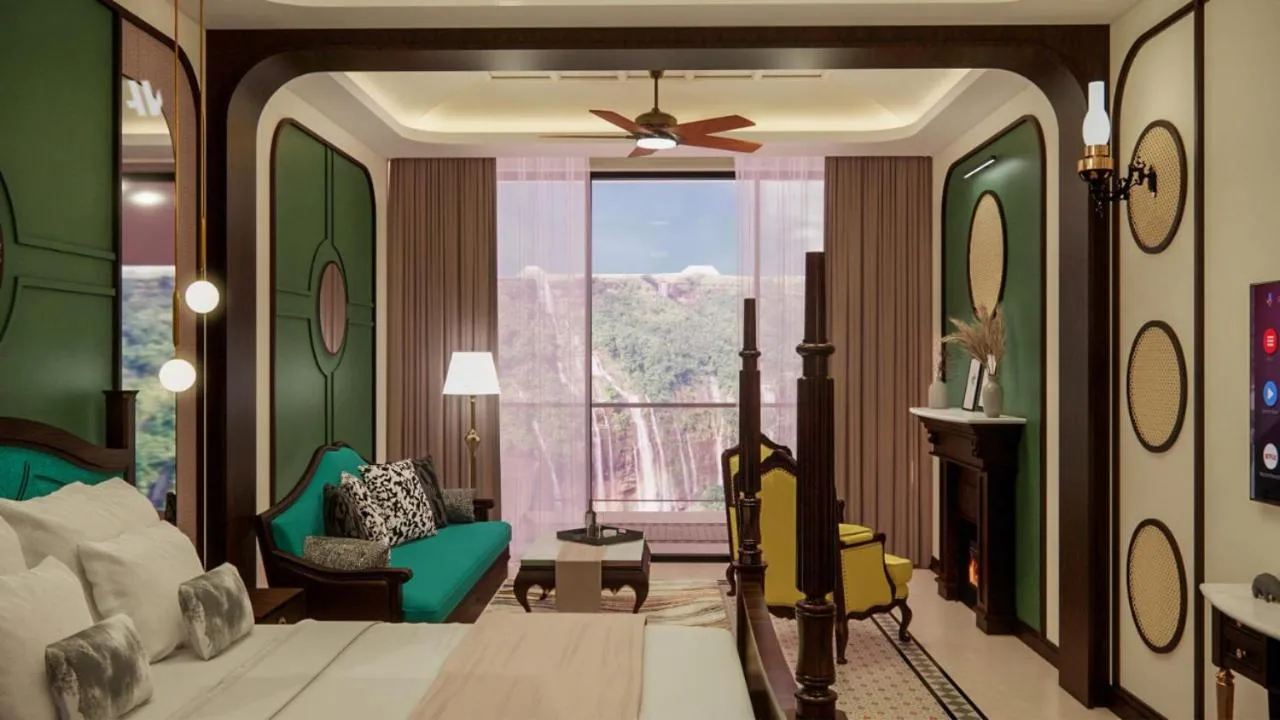 Photo of the whole room, Bed in Polo Cherrapunjee Resort