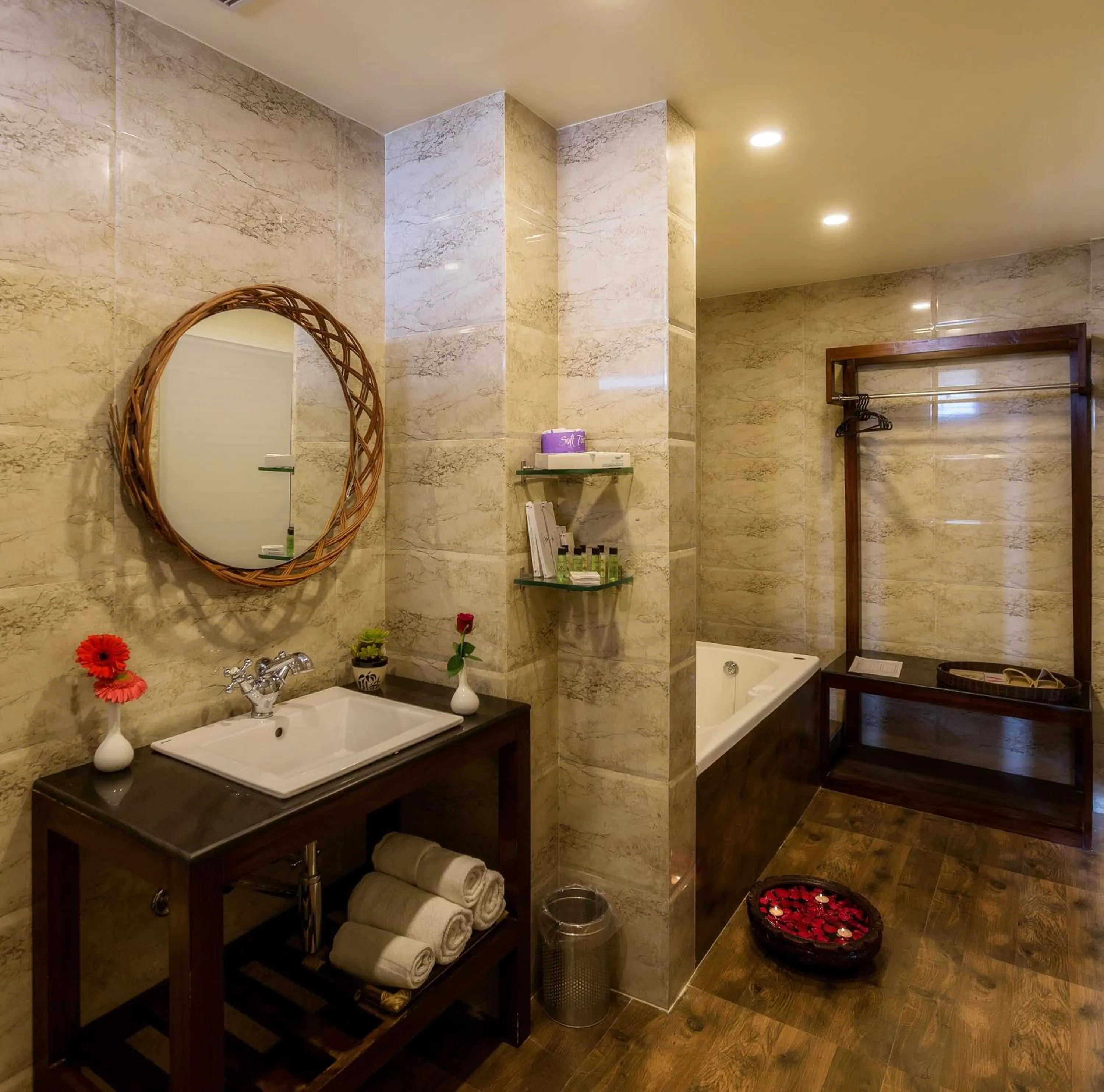 Shower in Polo Cherrapunjee Resort