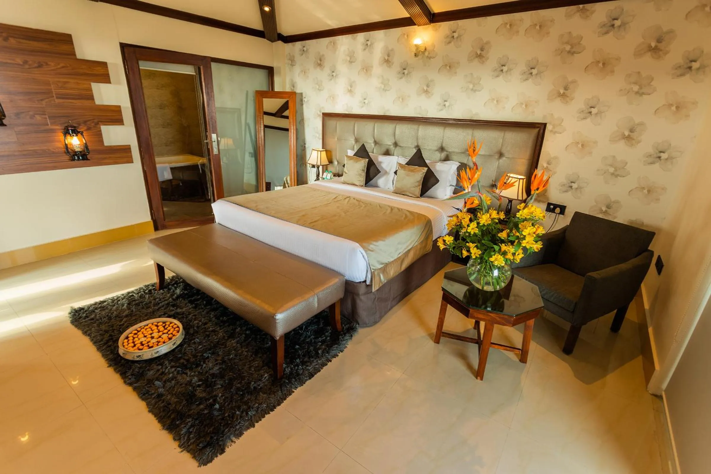Bed in Polo Cherrapunjee Resort