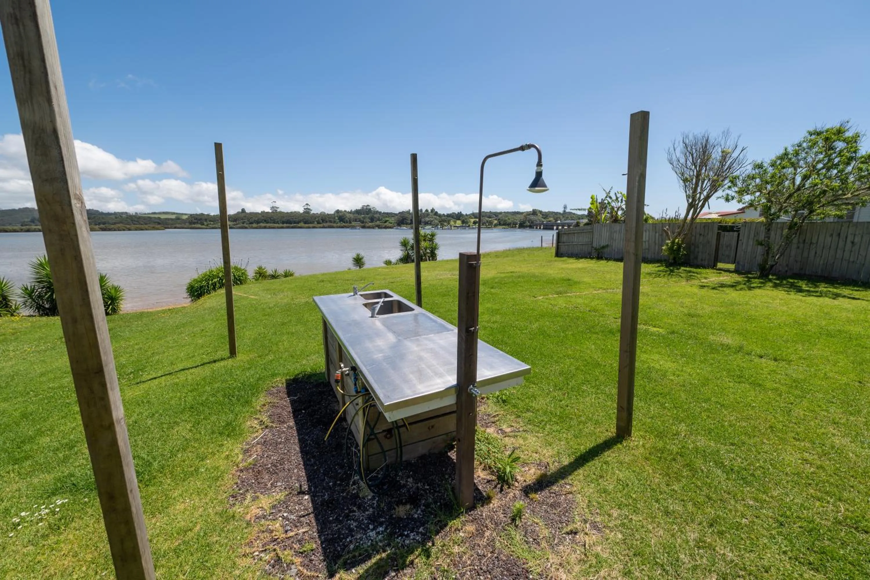 Shower in Waitangi Holiday Park