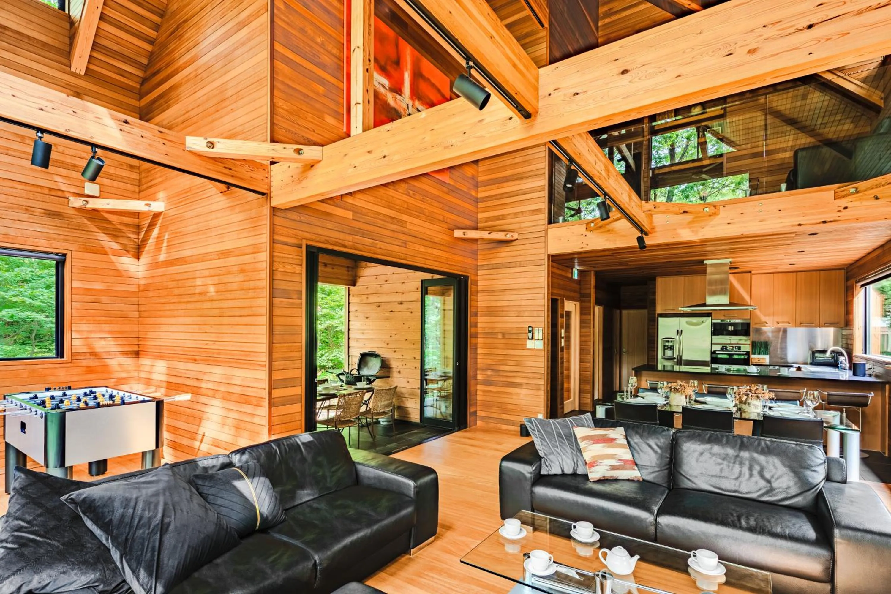 Living room in Phoenix Chalets by HHG