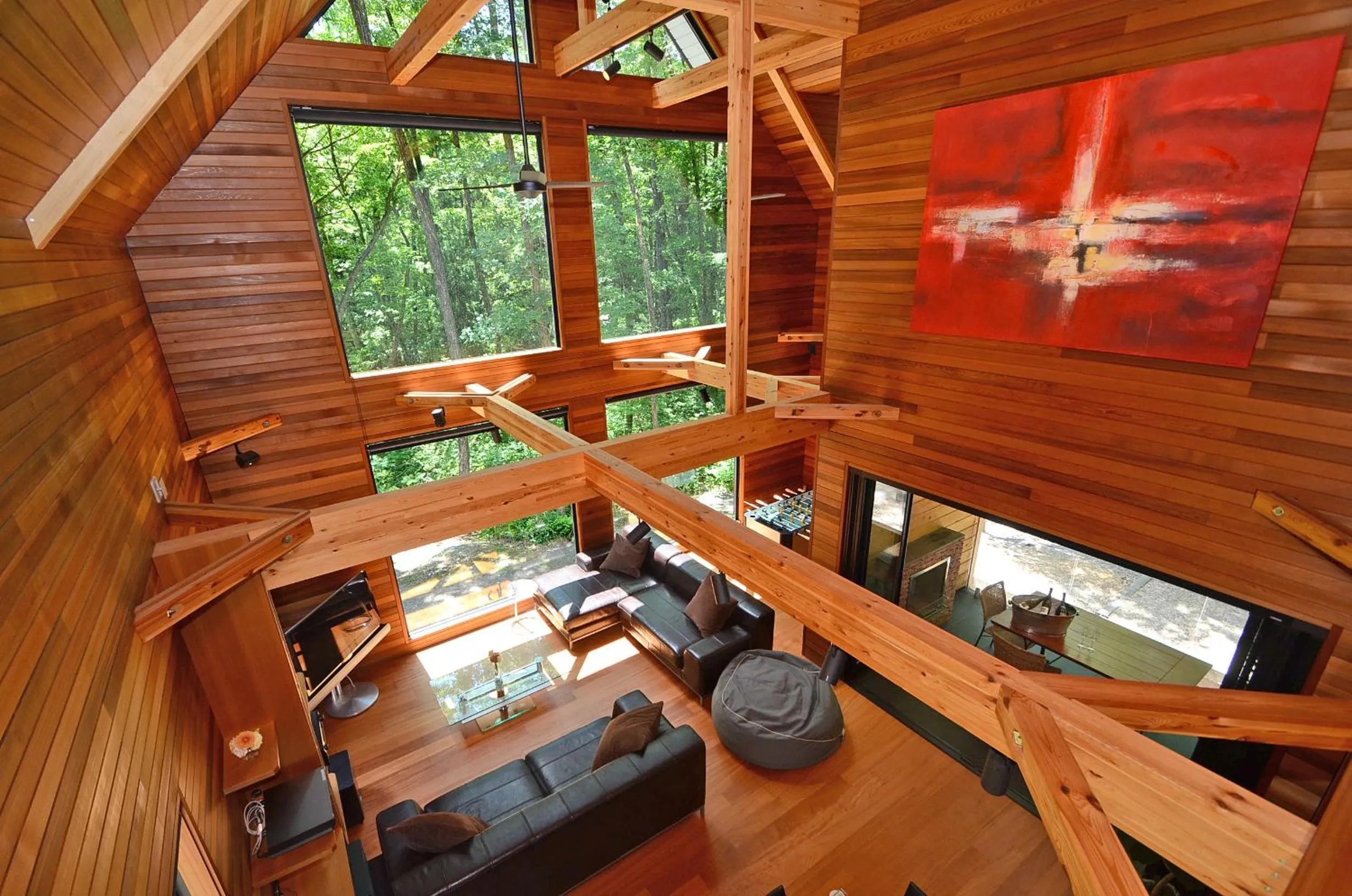 Living room in Phoenix Chalets by HHG