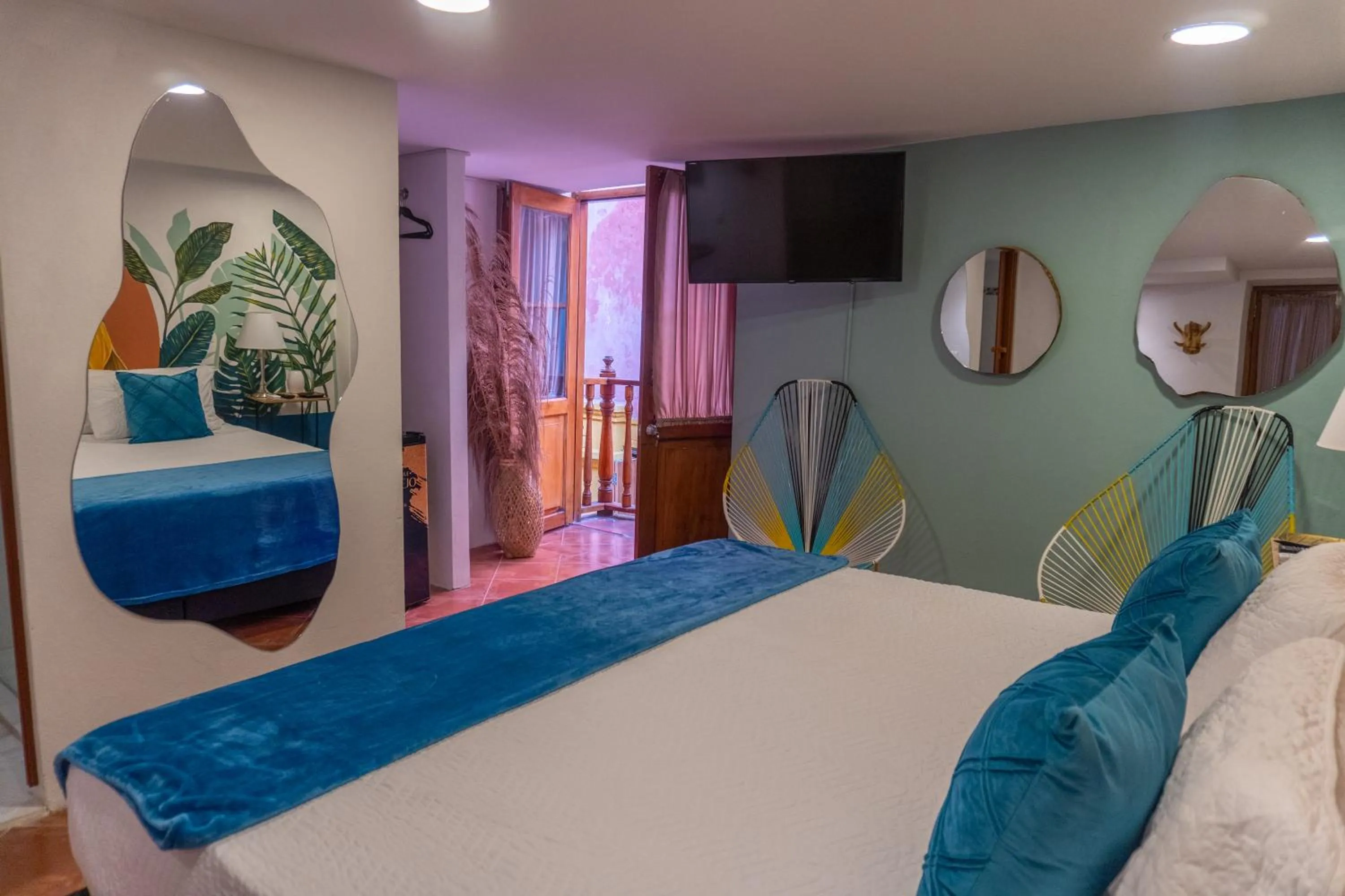 Bed in Candilejo Hotel Boutique