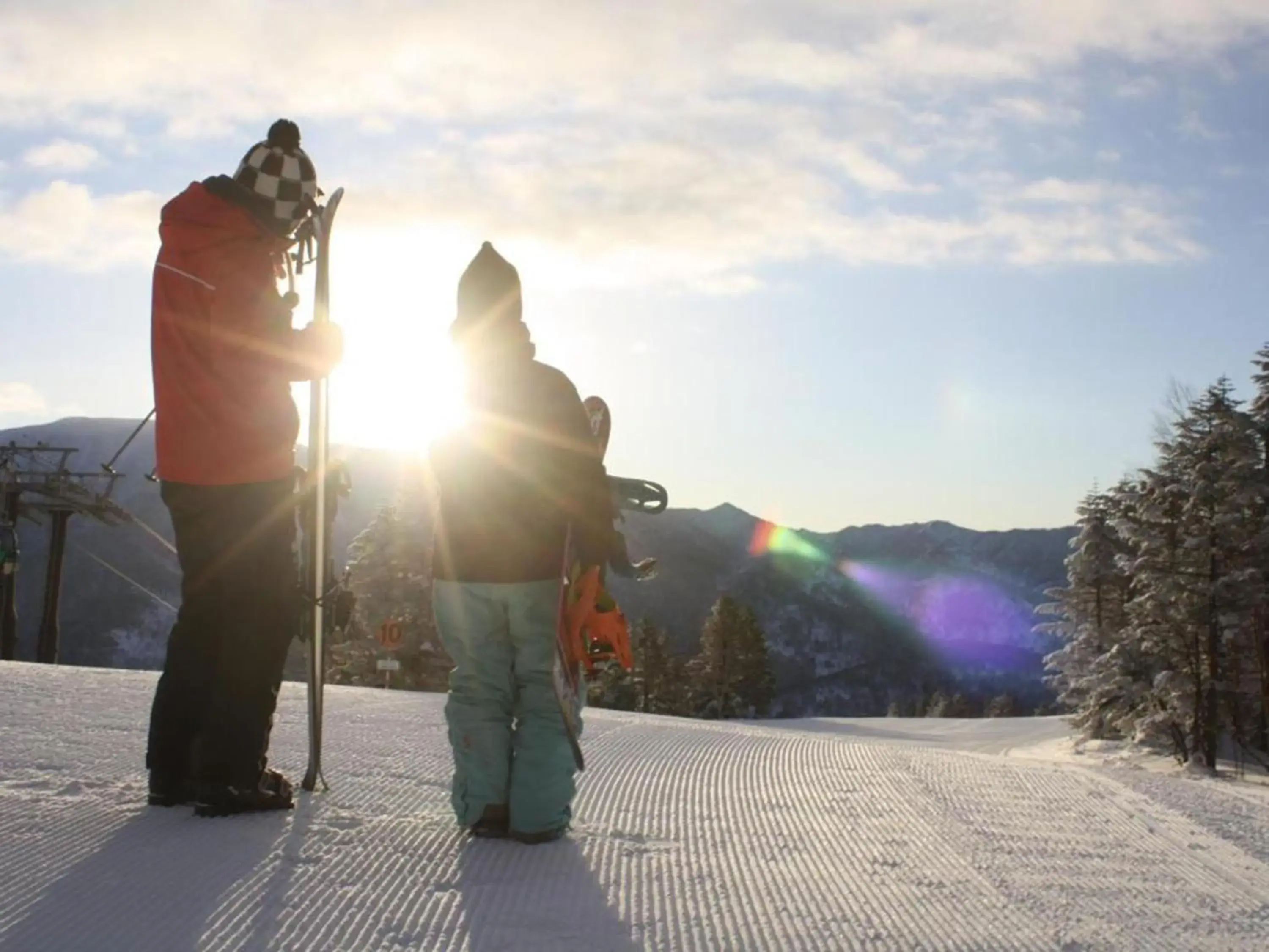 Skiing in Shigakogen Prince Hotel