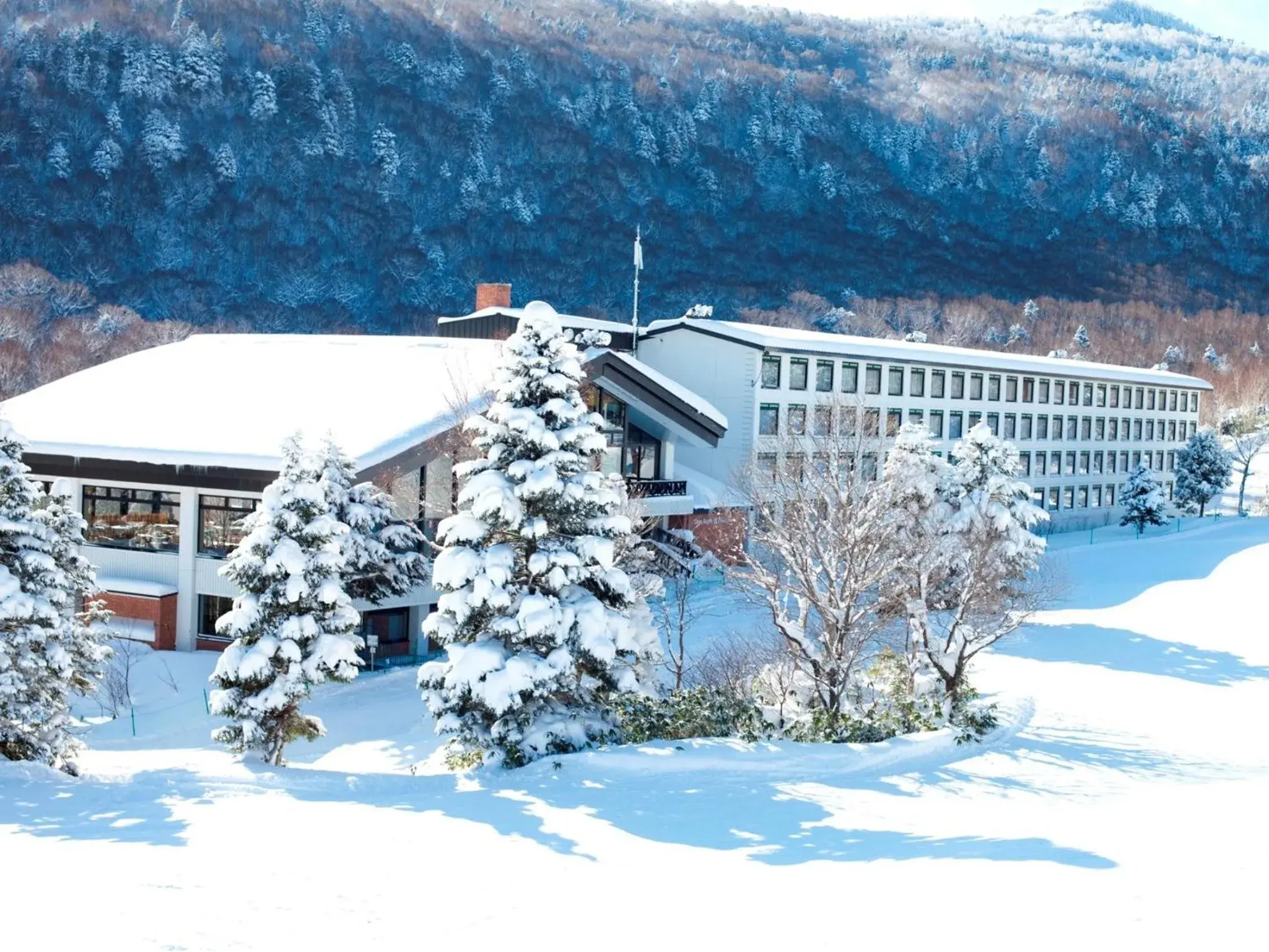 Facade/entrance, Winter in Shigakogen Prince Hotel