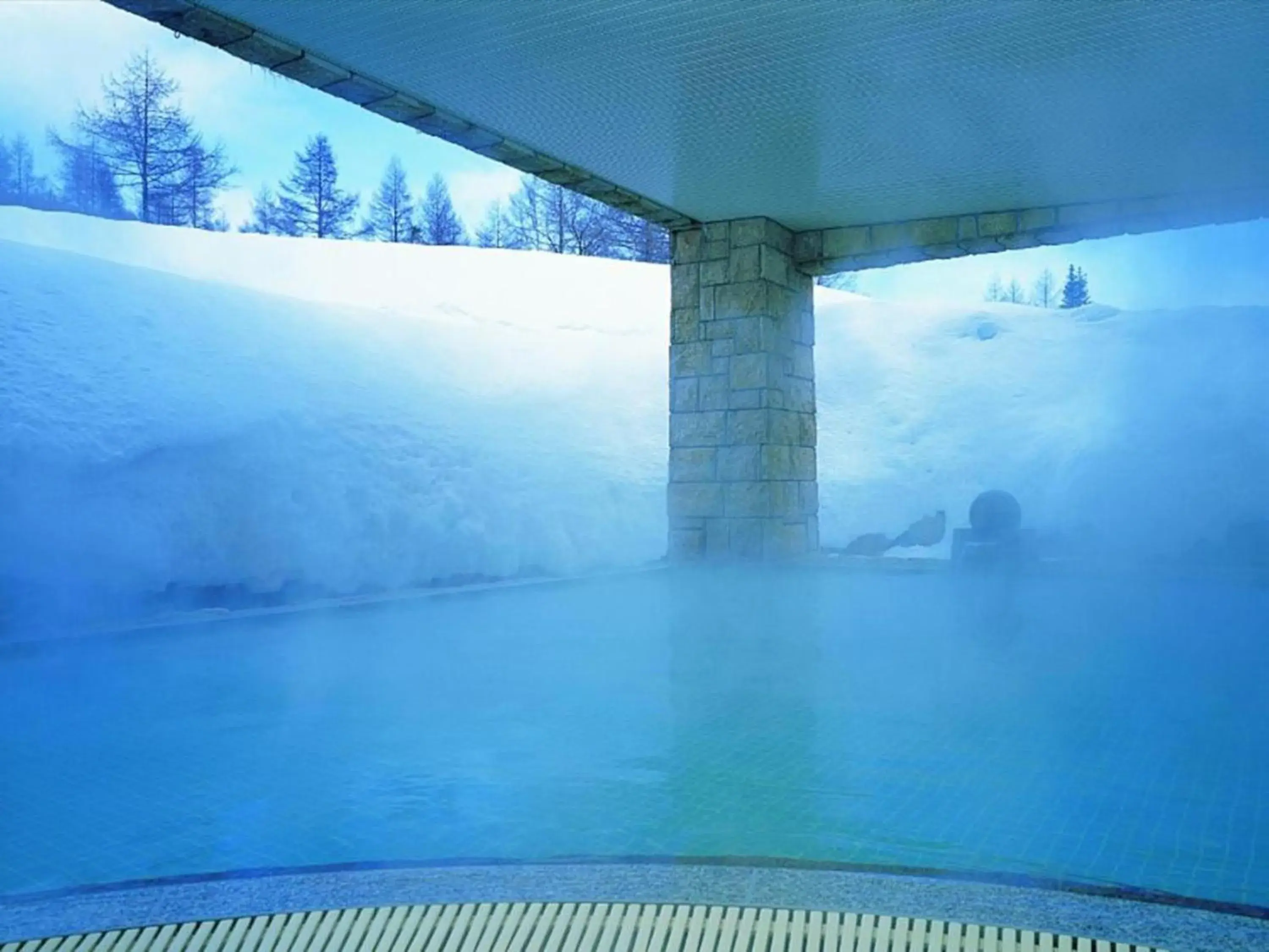 Hot Spring Bath, Swimming Pool in Shigakogen Prince Hotel