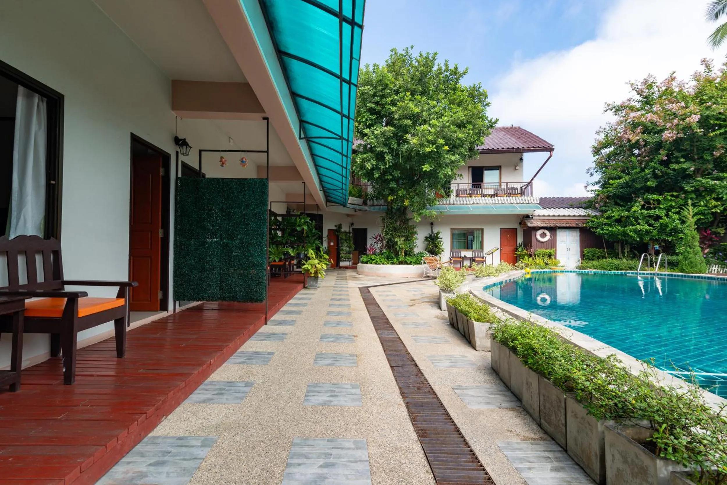 Patio in Medio De Pai