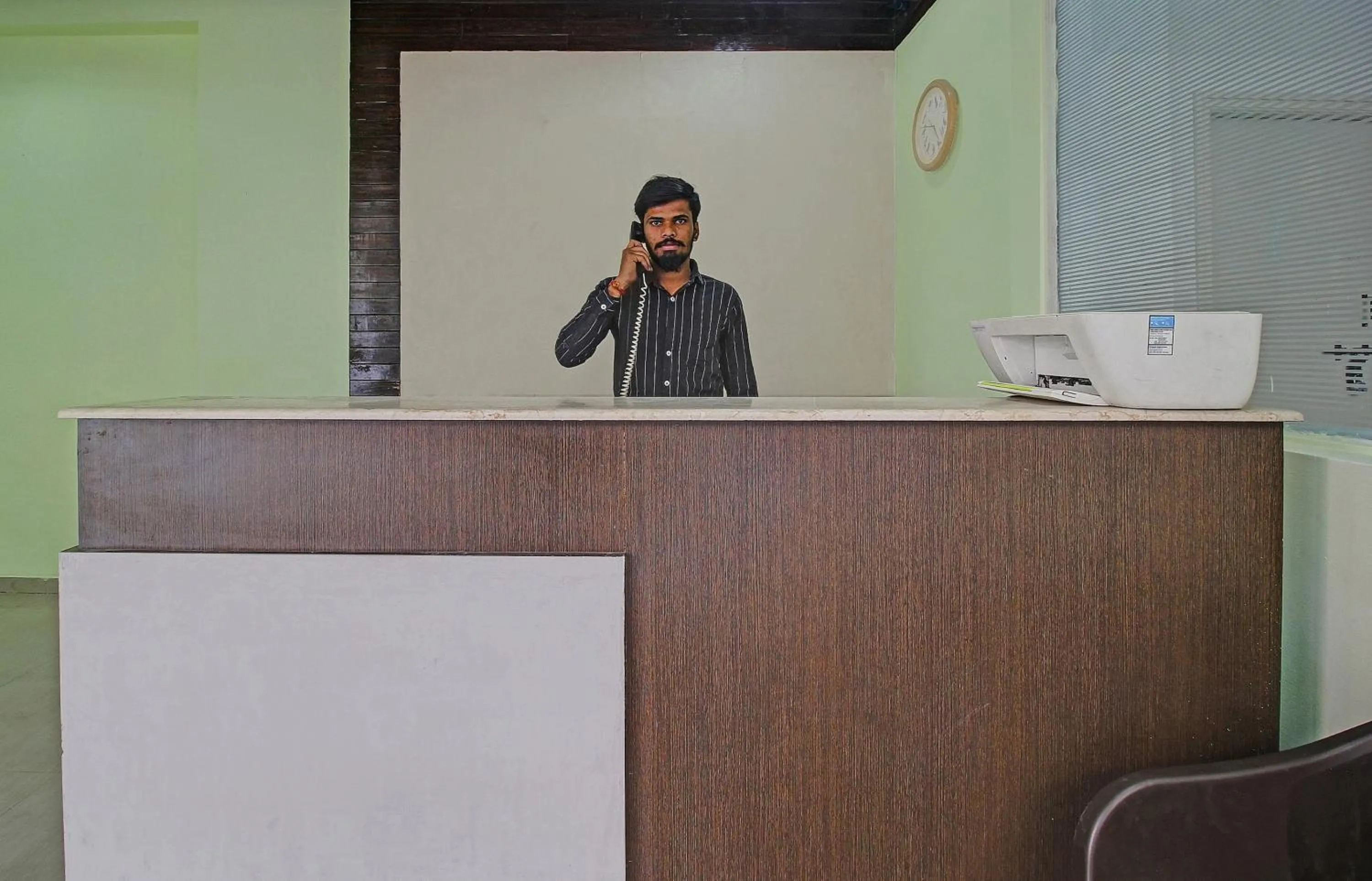 Lobby or reception in Hotel O Sri Residency Near Hyderabad Central