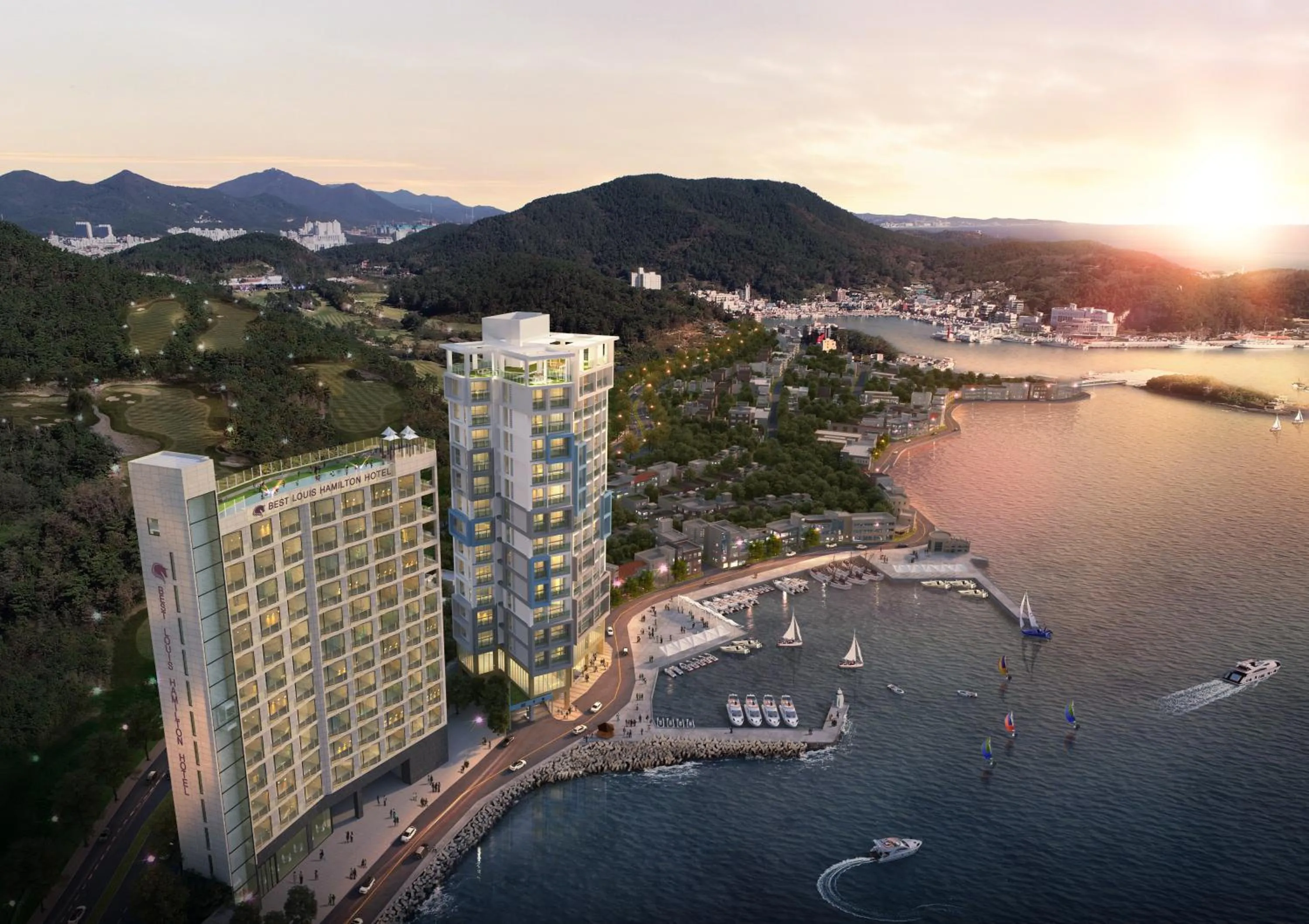Facade/entrance in Best Louis Hamilton Hotel Ocean Terrace