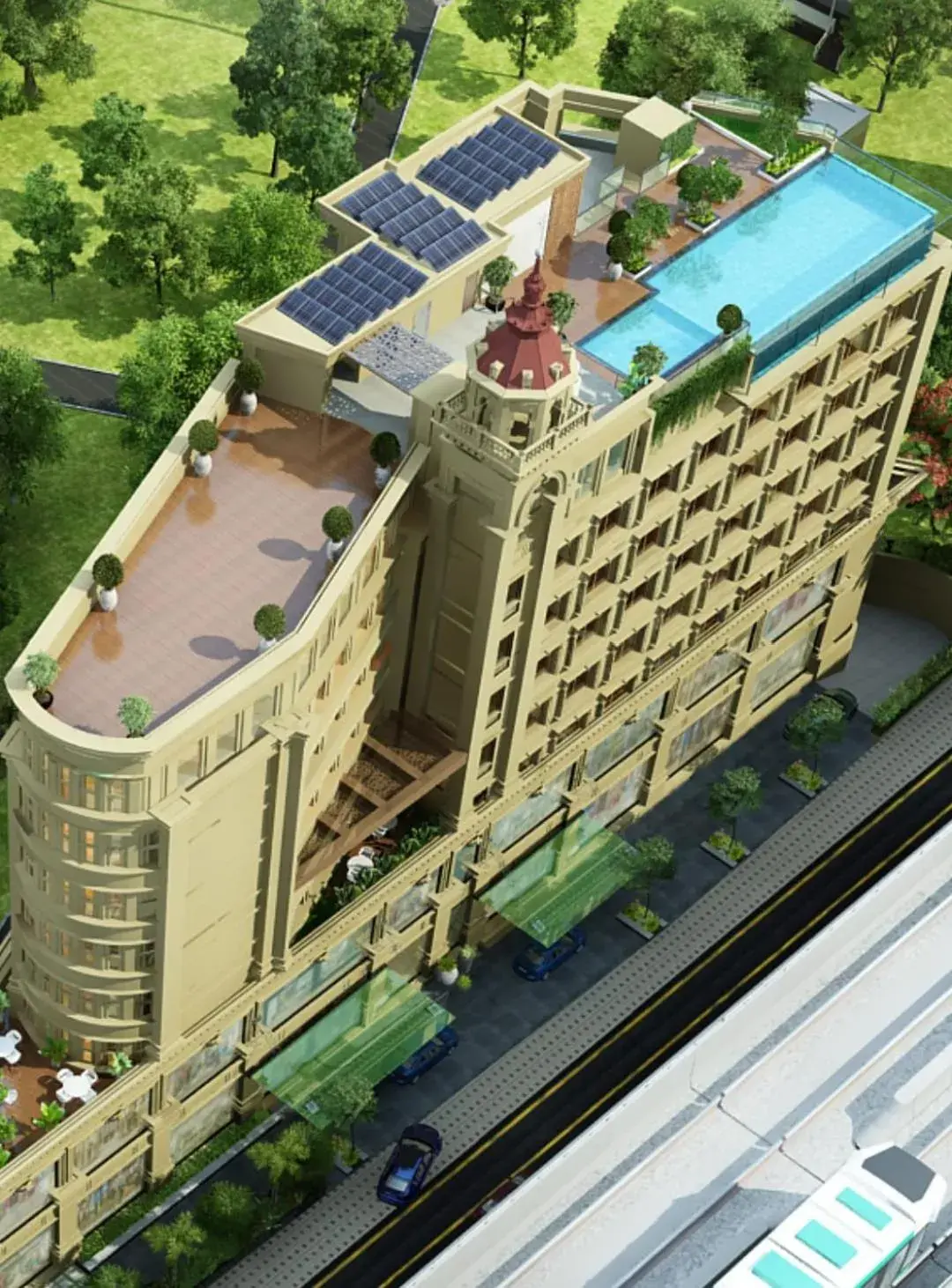 Bird's eye view in Ginger Kochi, Kalamassery Bird's eye view in Ginger Kochi, Kalamassery