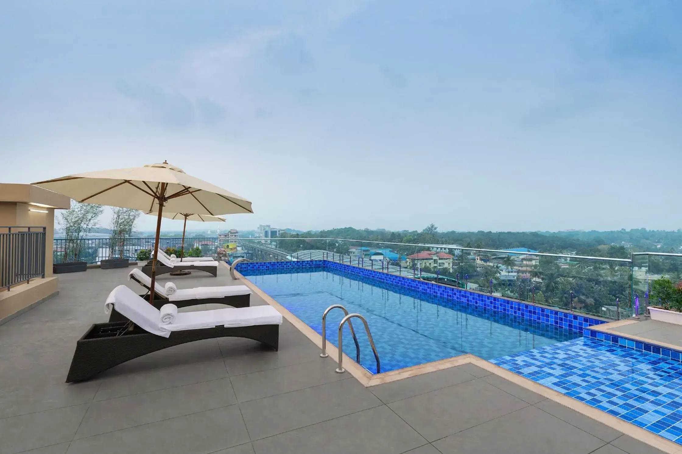 Pool view in Ginger Kochi, Kalamassery Pool view in Ginger Kochi, Kalamassery