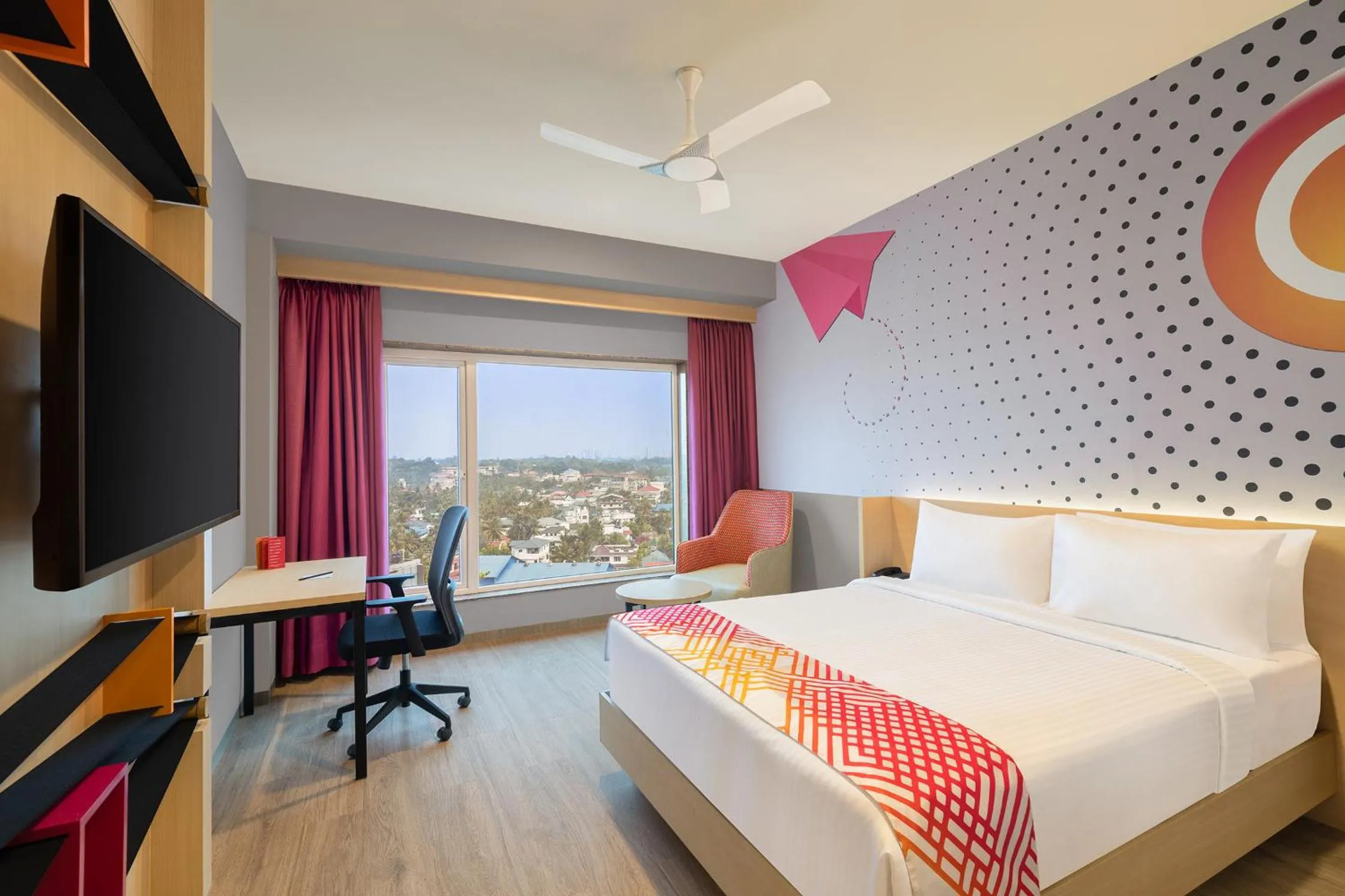 Photo of the whole room, Bed in Ginger Kochi, Kalamassery