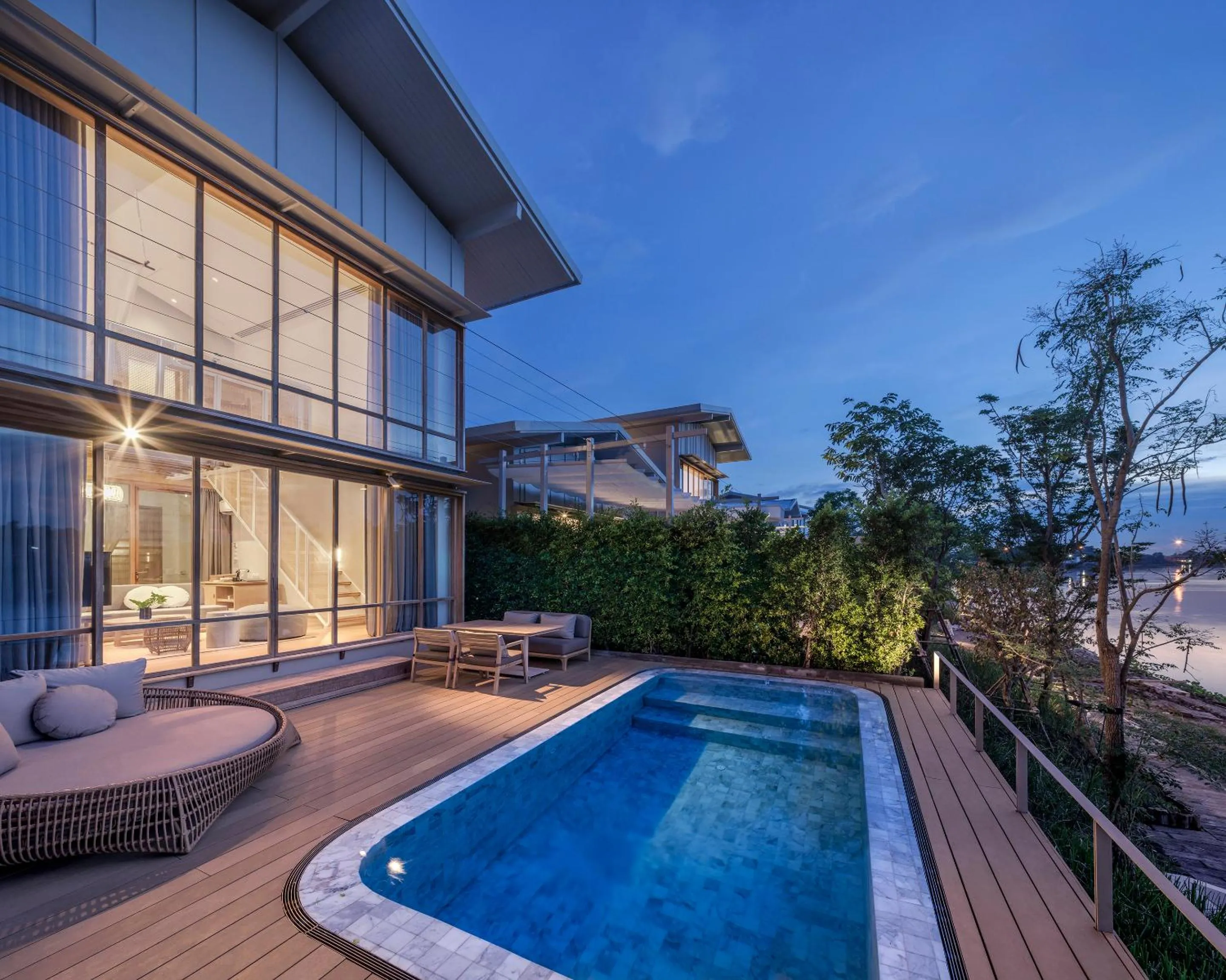 Pool view in Sala Bang Pa-In