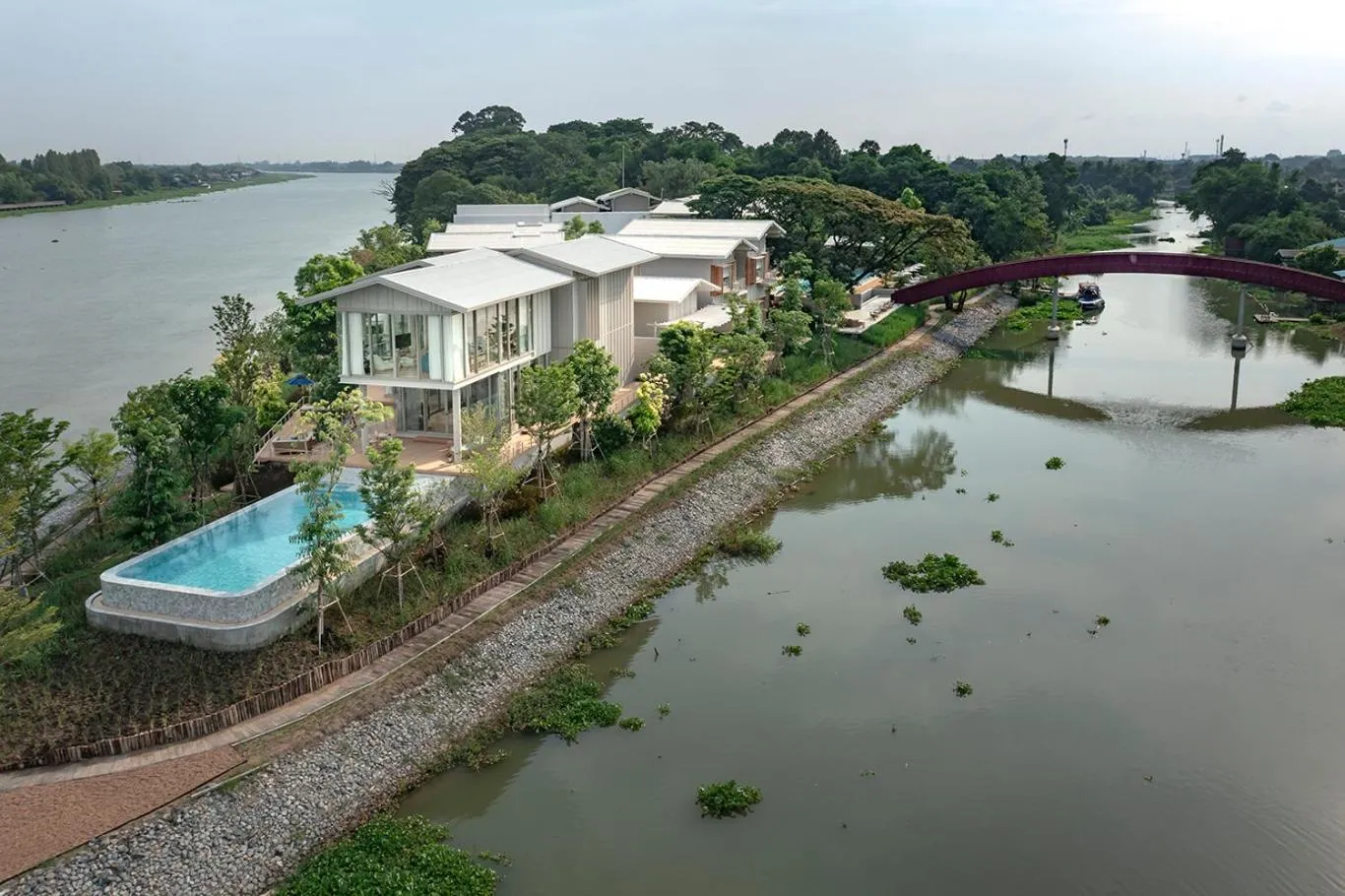 Bird's eye view in Sala Bang Pa-In