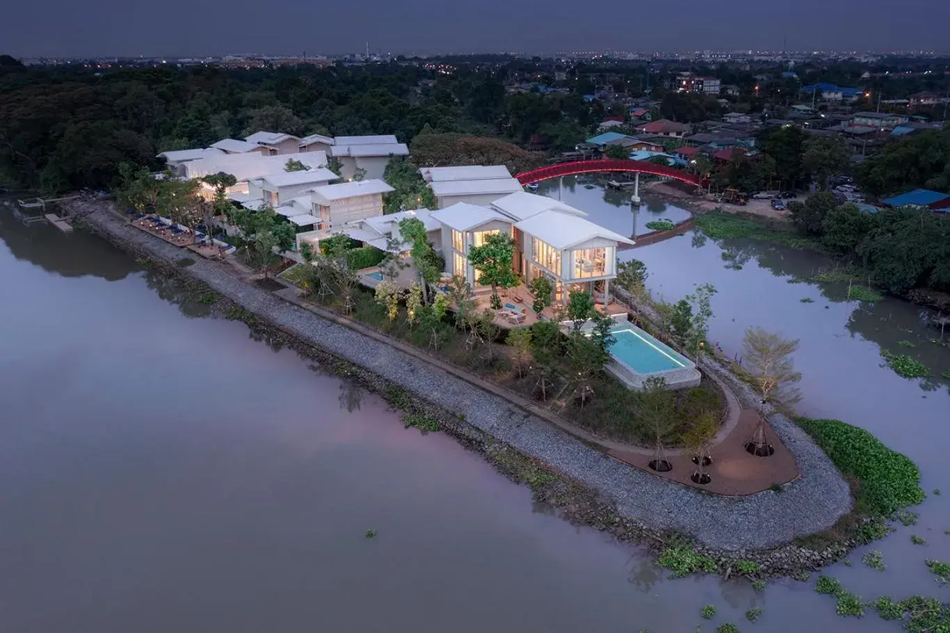 Bird's eye view in Sala Bang Pa-In Bird's eye view in Sala Bang Pa-In