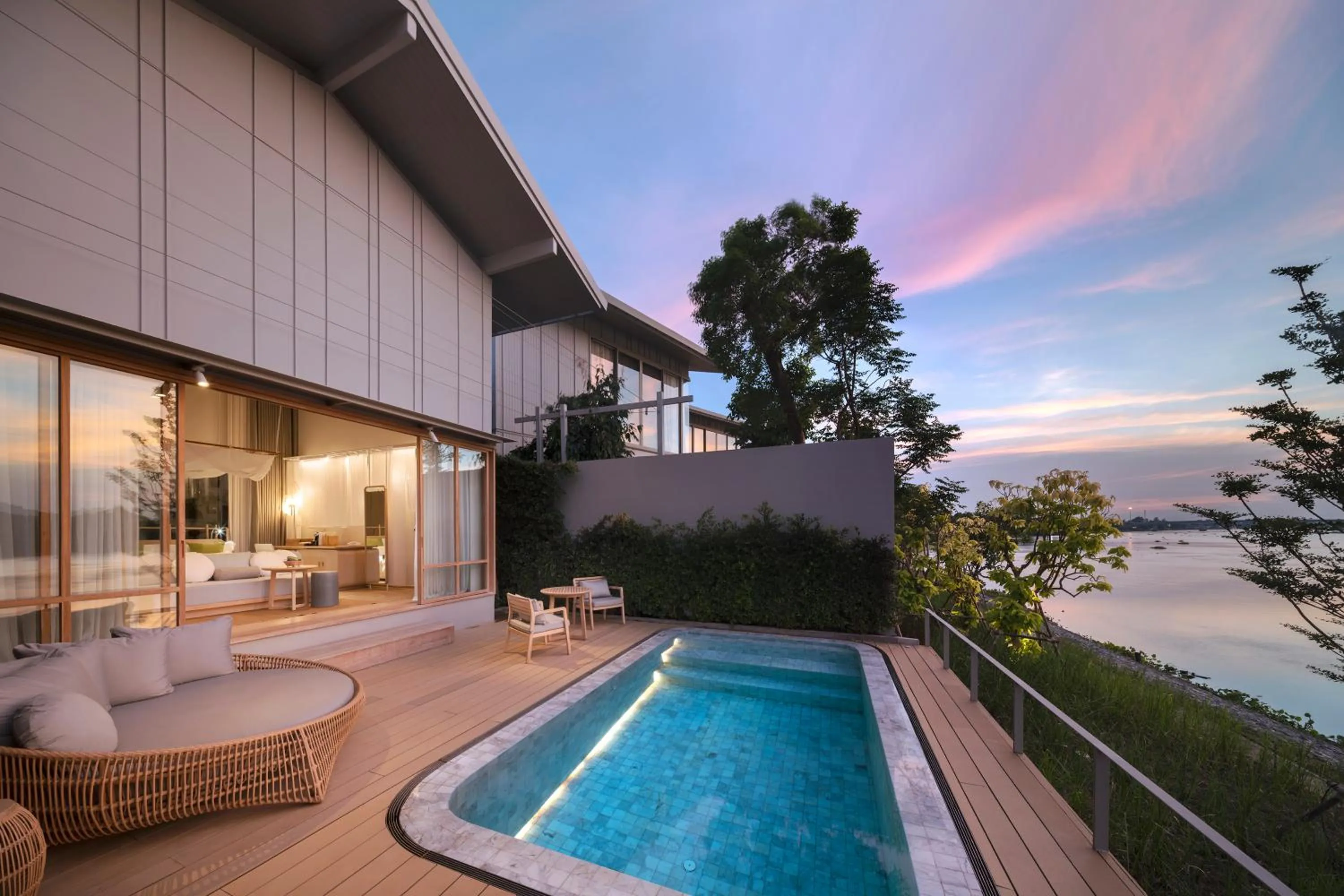 Pool view in Sala Bang Pa-In